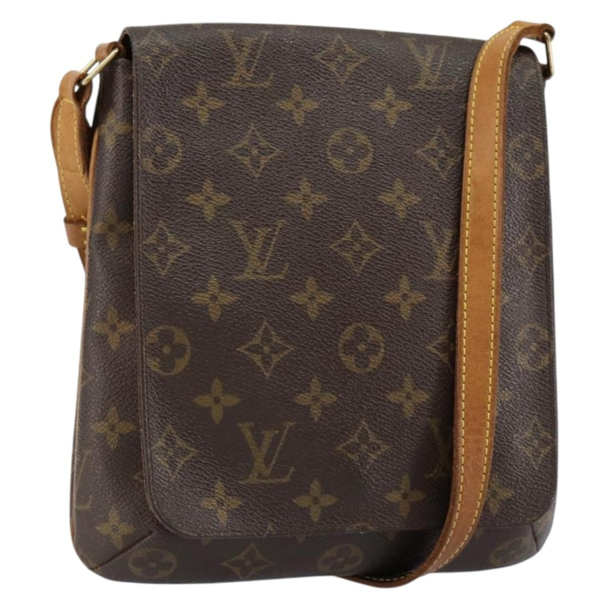 Louis Vuitton Musette Salsa Monogram Canvas Brown Canvas Shoulder Bag Bag (Pre-Owned)