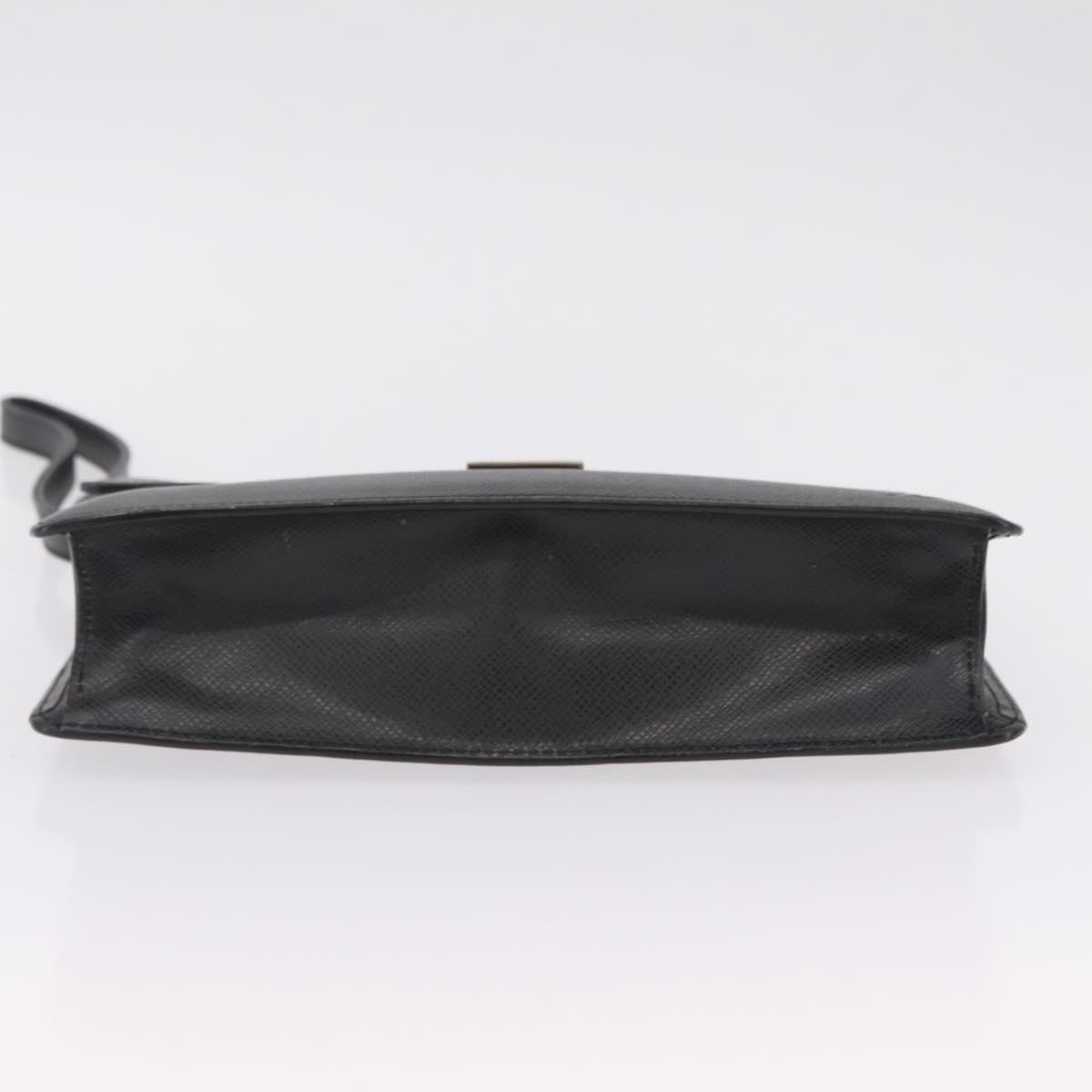 Louis Vuitton Selenga Pochette Taiga Leather Gray Leather Clutche & Pouche Bag (Pre-Owned)