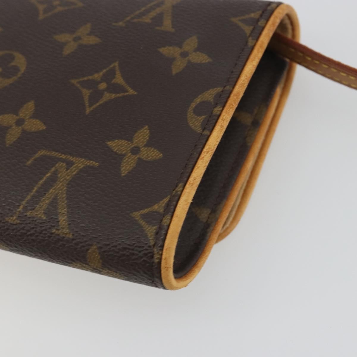 Louis Vuitton Twin Monogram Canvas Brown Canvas Clutche & Pouche Bag (Pre-Owned)