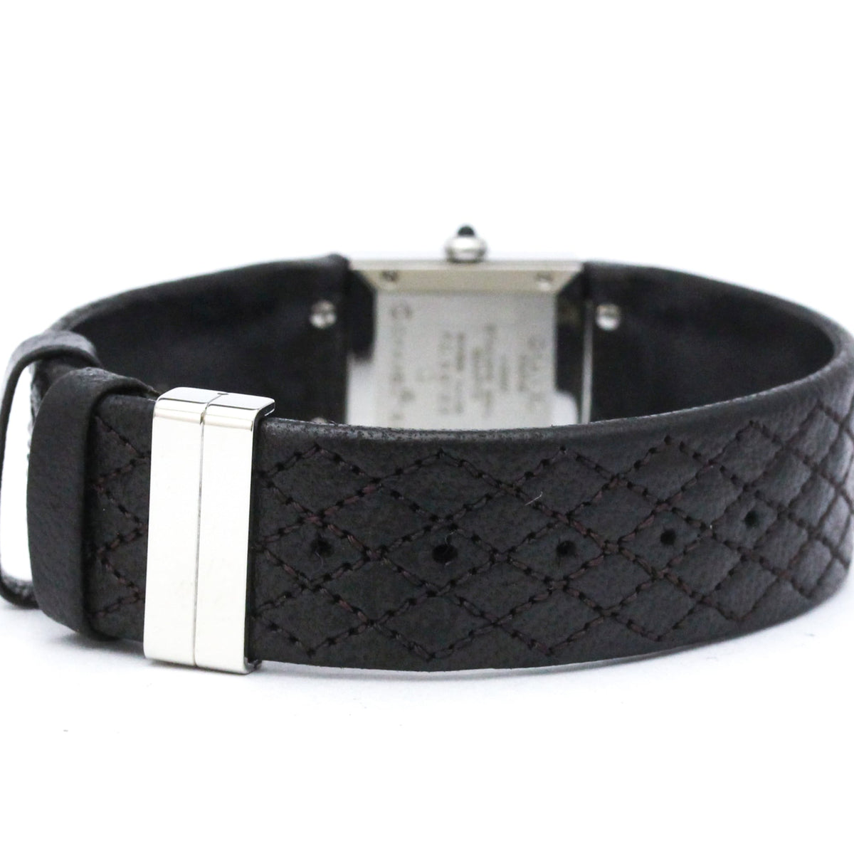 Chanel Matelasse Quartz Stainless Steel And Quilted Leather Watch (Pre-Owned)