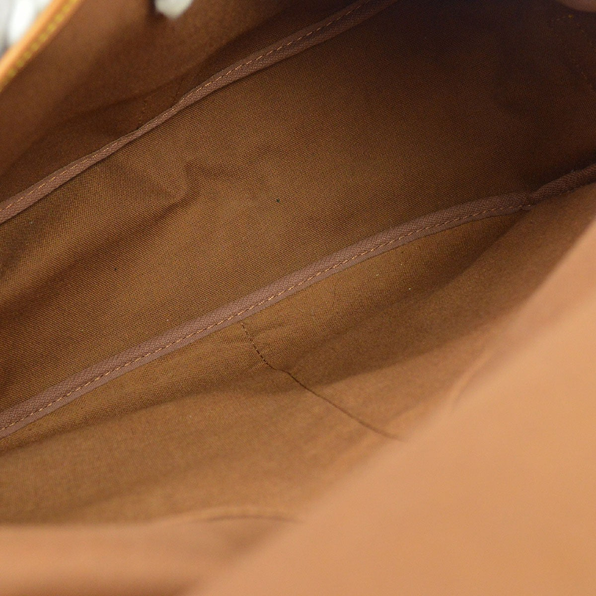 Louis Vuitton Saumur Monogram Canvas Brown Canvas Shoulder Bag Bag (Pre-Owned)