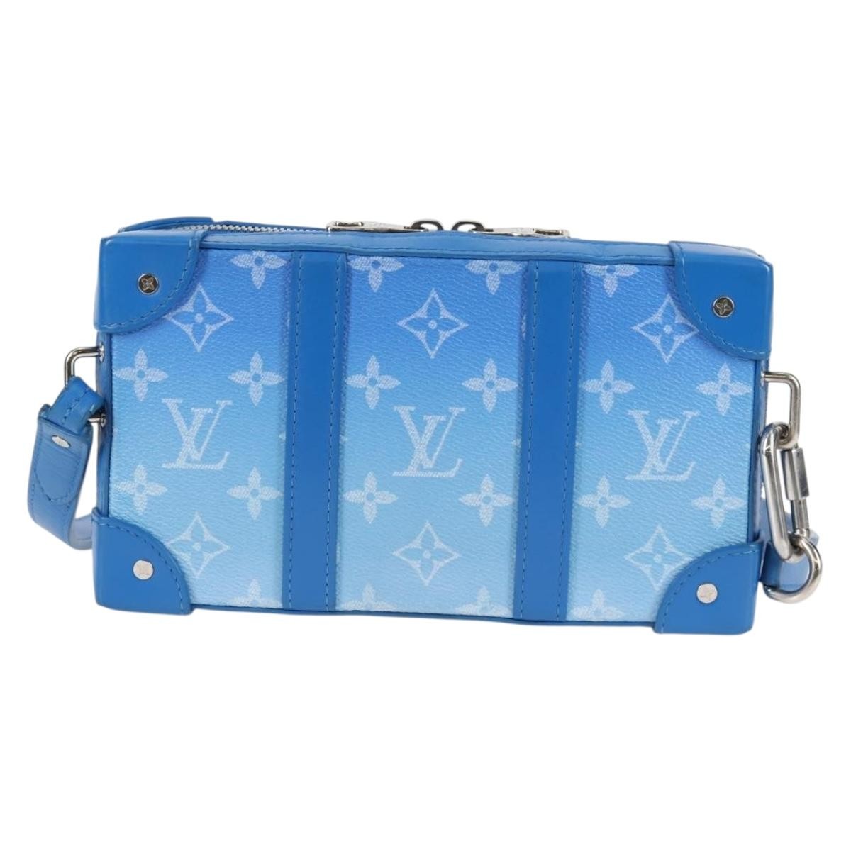 Louis Vuitton Soft Trunk Limited Edition Monogram Clouds Blue Canvas Clutche & Pouche Bag (Pre-Owned)