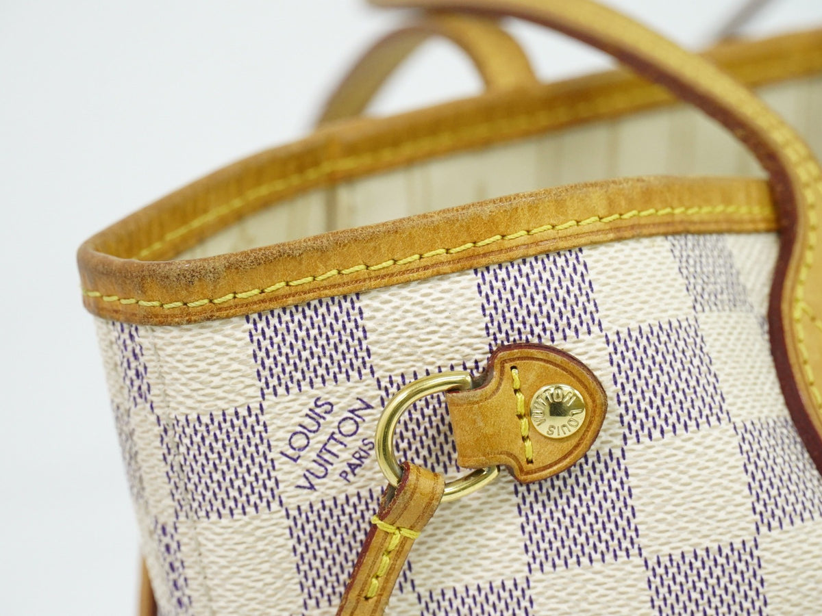 Louis Vuitton Neverfull Damier Beige Canvas Tote Bag Bag (Pre-Owned)