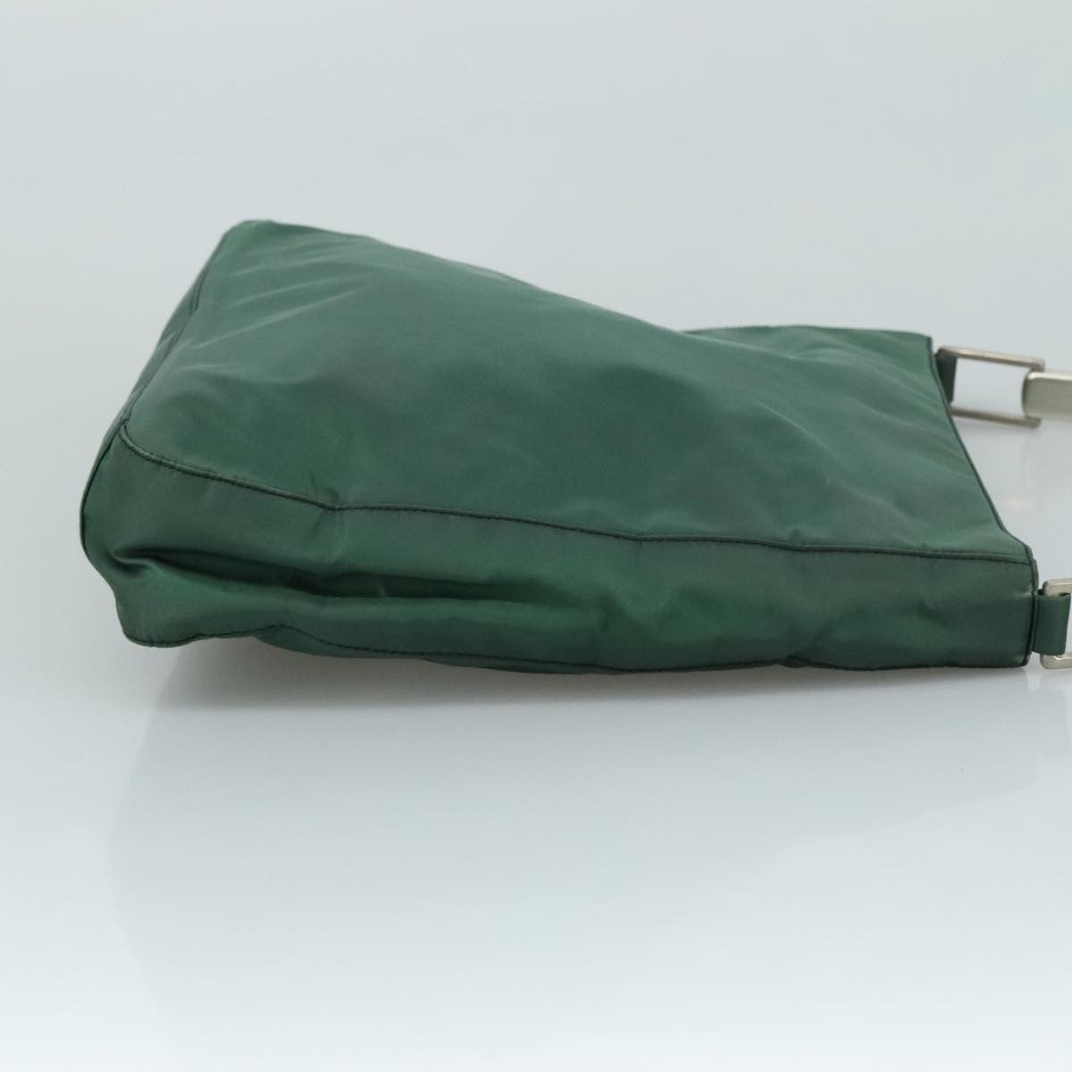Prada Vintage Tessuto Green Nylon Shoulder Bag Bag (Pre-Owned)
