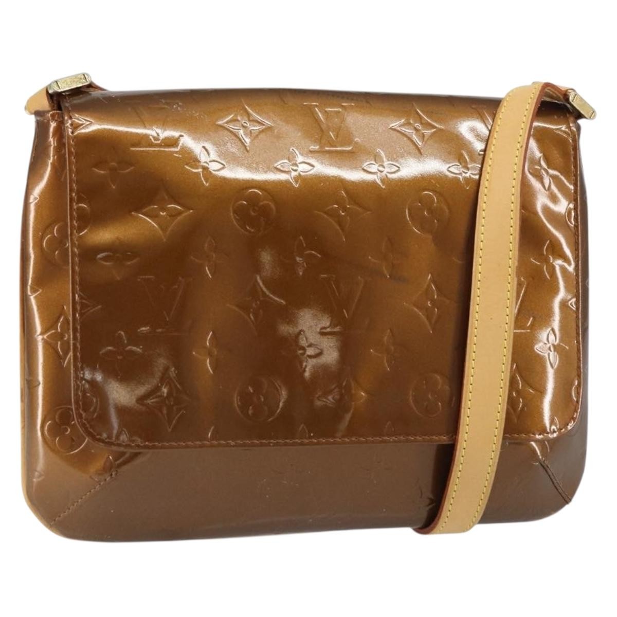 Louis Vuitton Thompson Street Monogram Vernis Brown Patent_Leather Shoulder Bag Bag (Pre-Owned)