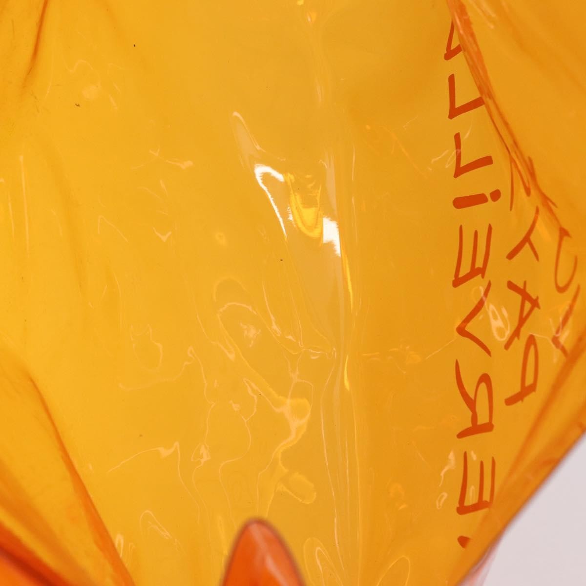 Hermes Kelly Souvenir Vinyl Orange Plastic Handbag (Pre-Owned)