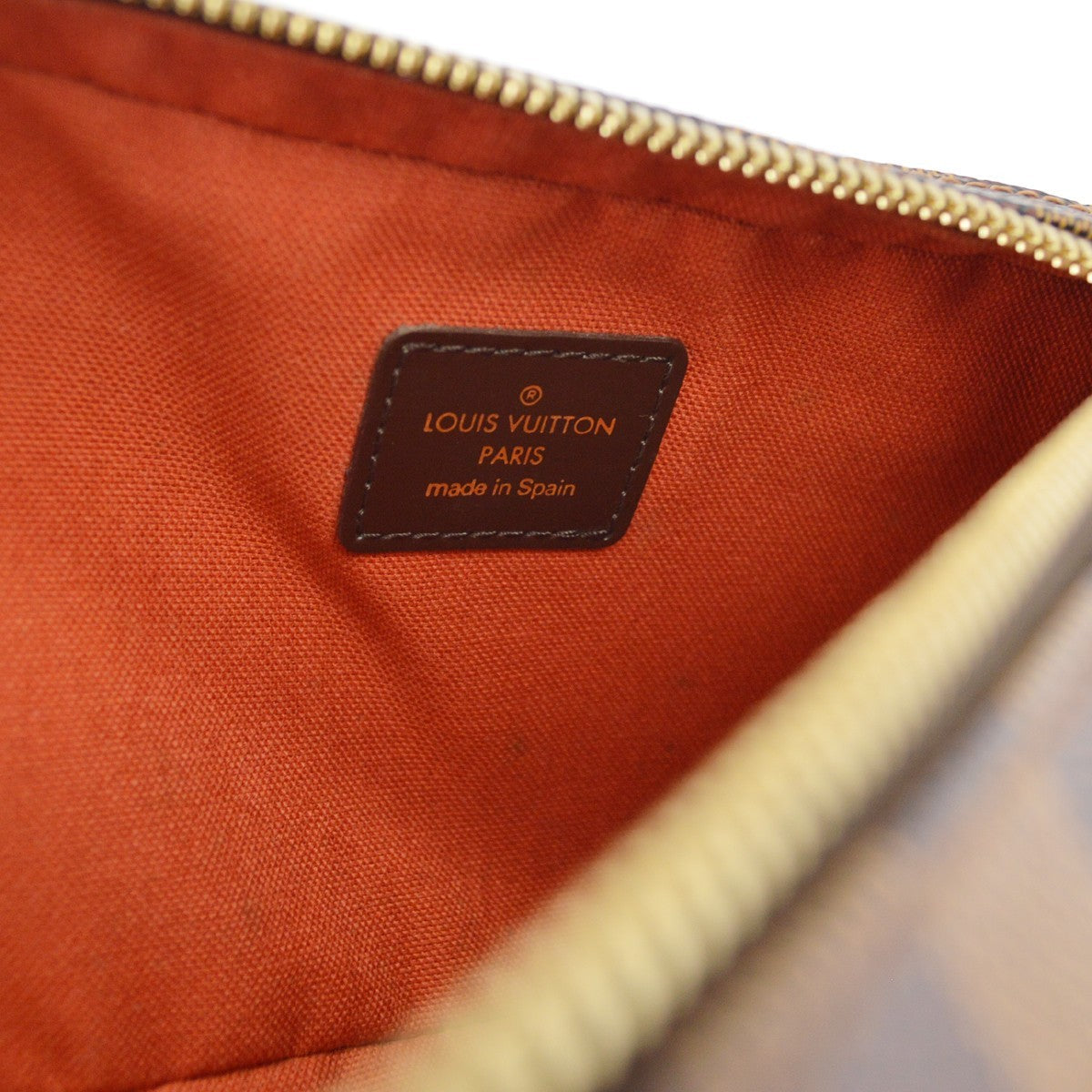 Louis Vuitton Geronimos Damier Brown Canvas Clutche & Pouche Bag (Pre-Owned)