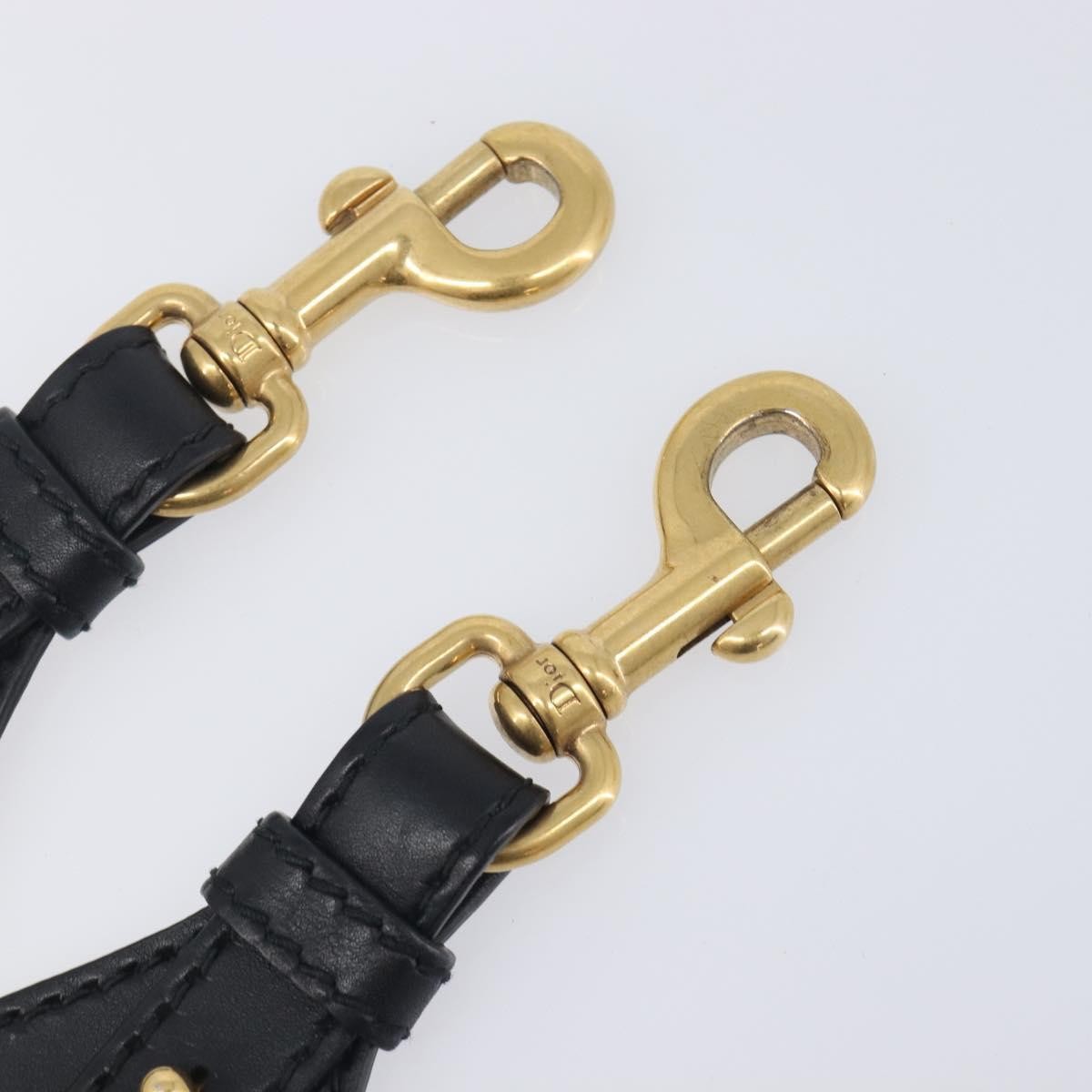 Christian Dior Shoulder Strap Embellished Canvas Navy Canvas Straps Accessory (Pre-Owned)
