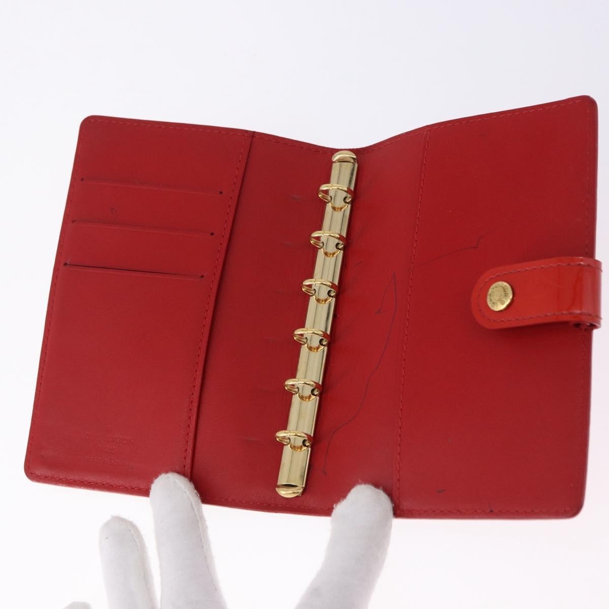Louis Vuitton Agenda Cover Patent Red Patent_Leather Clutche & Pouche Bag (Pre-Owned)