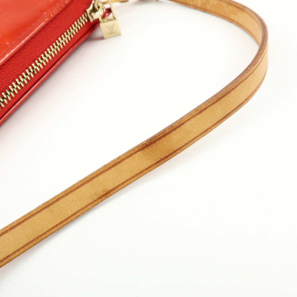 Louis Vuitton Lexington Pochette Monogram Vernis Red Patent_Leather Clutche & Pouche Bag (Pre-Owned)