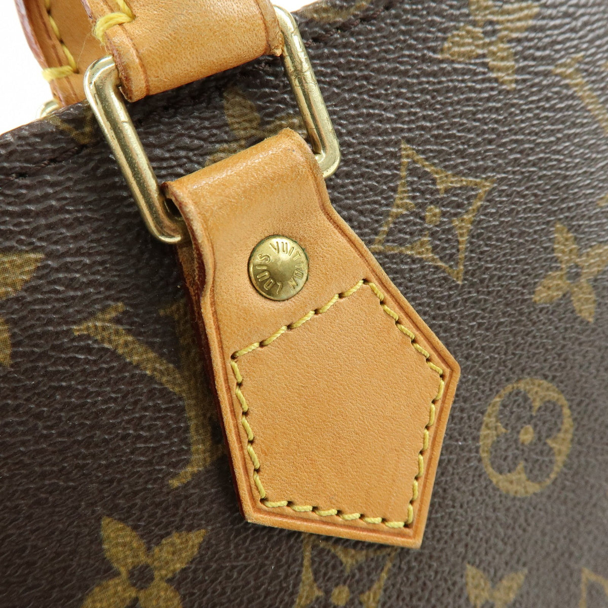 Louis Vuitton Vintage Sac Plat Monogram Canvas Brown Canvas Handbag (Pre-Owned)