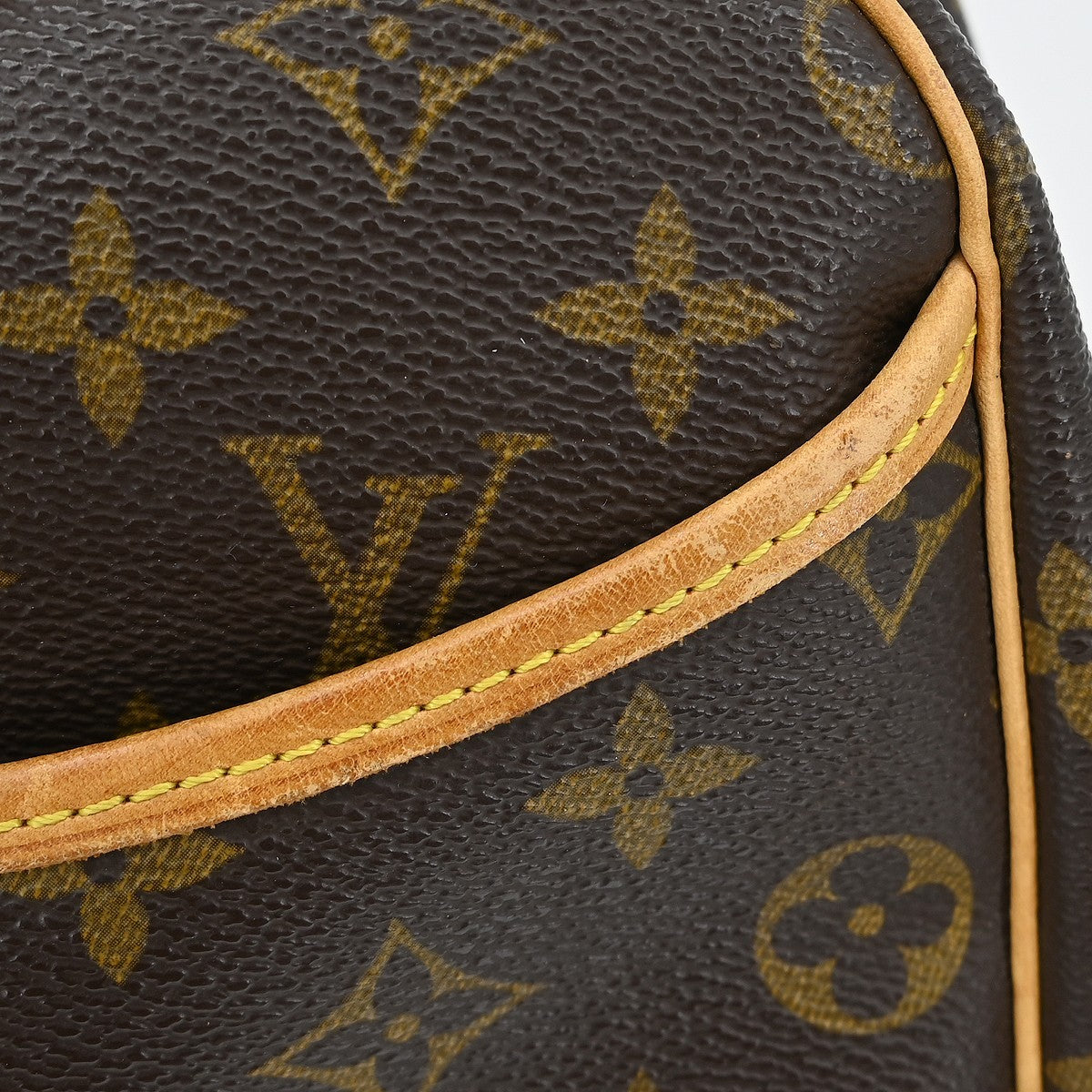 Louis Vuitton Deauville Monogram Canvas Brown Canvas Handbag (Pre-Owned)
