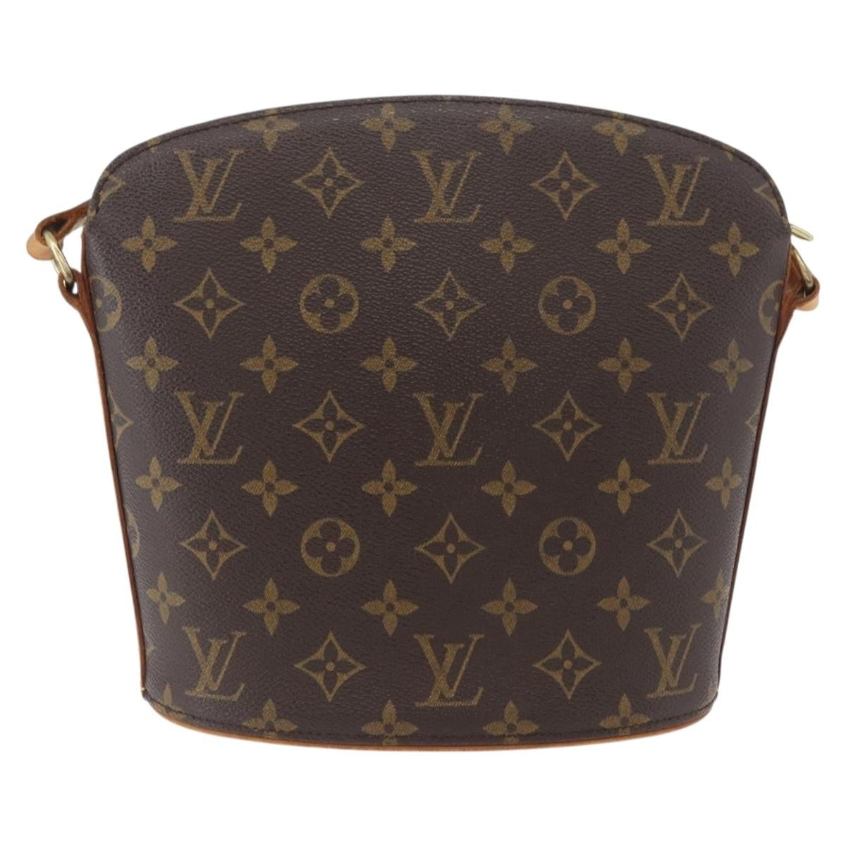 Louis Vuitton Drouot Monogram Canvas Brown Canvas Shoulder Bag Bag (Pre-Owned)