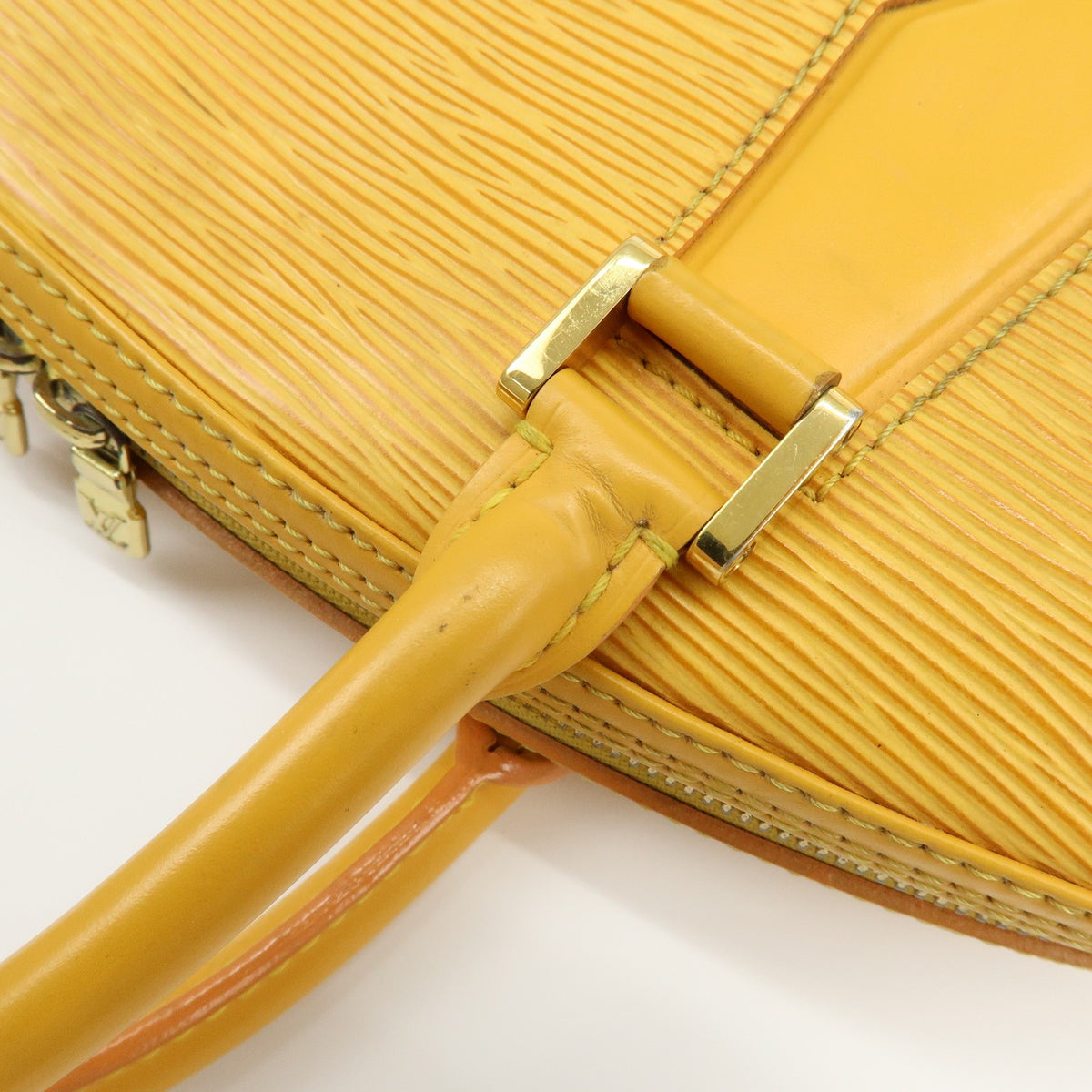 Louis Vuitton Jasmin Epi Leather Yellow Leather Handbag (Pre-Owned)