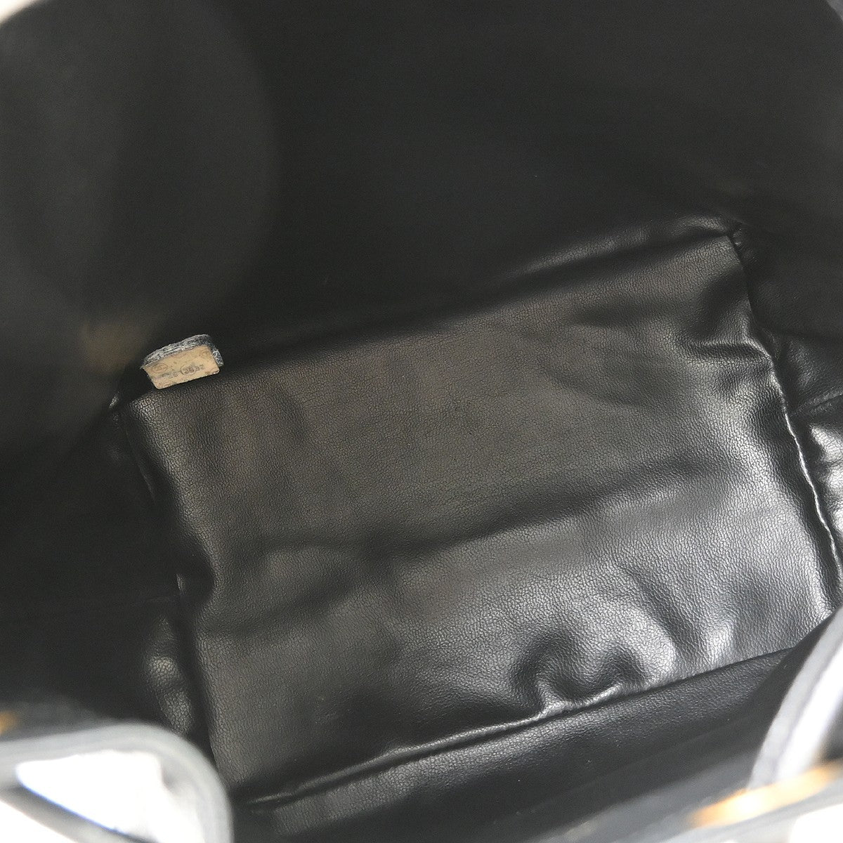 Chanel Vintage Cc Drawstring Bucket Caviar Black Leather Shoulder Bag Bag (Pre-Owned)