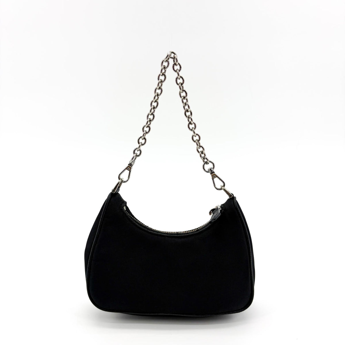 Prada Re-Edition Tessuto Black Nylon Shoulder Bag Bag (Pre-Owned)