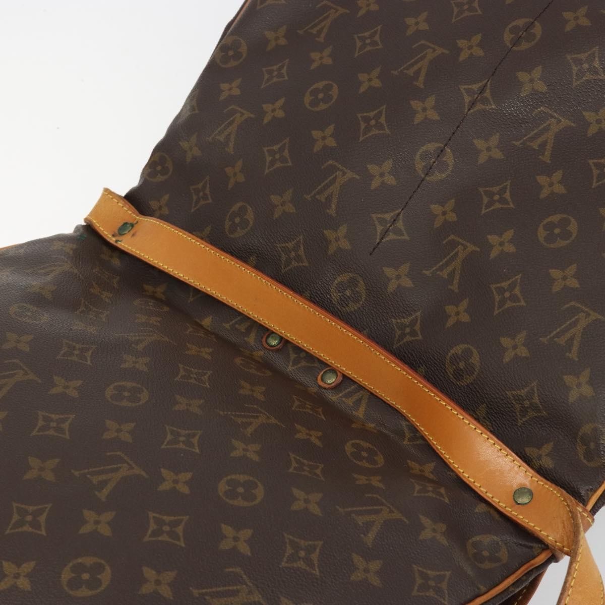 Louis Vuitton Saumur Monogram Brown Canvas Shoulder Bag Bag (Pre-Owned)