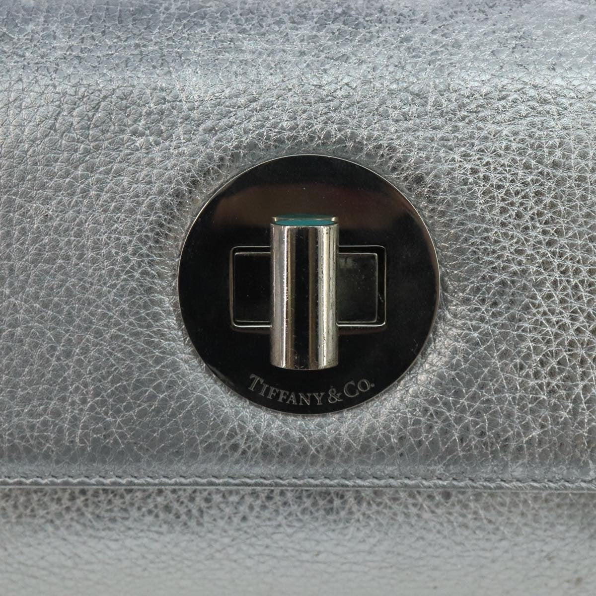 Tiffany & Co. Vintage Leather Silver Leather Shoulder Bag Bag (Pre-Owned)