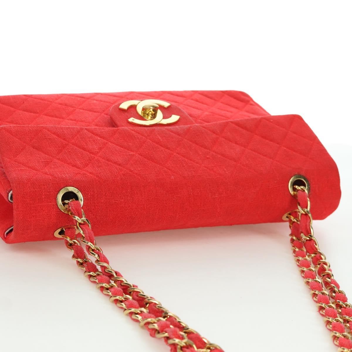 Chanel Flap Shoulder Canvas Multicolour Canvas Handbag (Pre-Owned)
