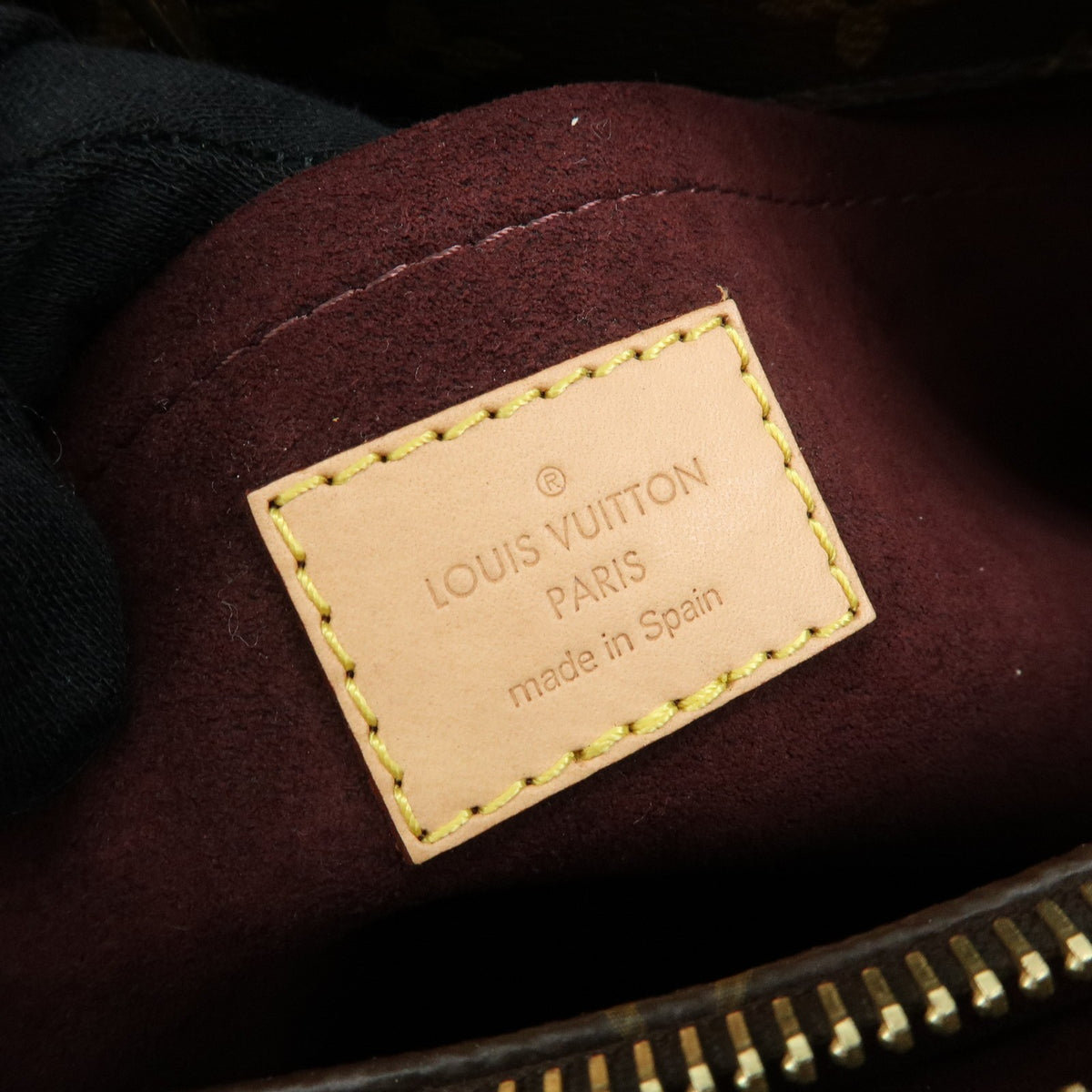 Louis Vuitton Montaigne Monogram Canvas Brown Canvas Handbag (Pre-Owned)