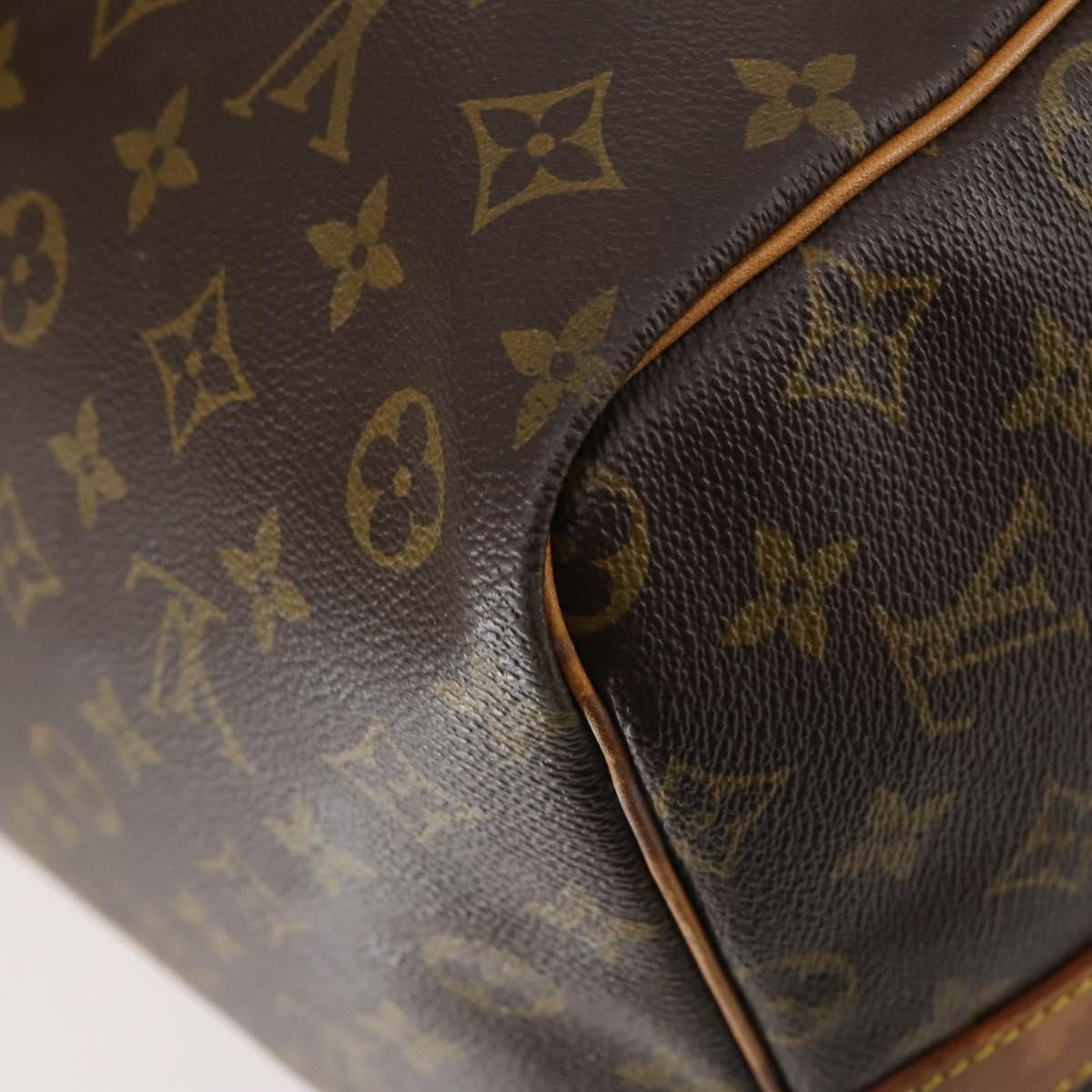 Louis Vuitton Keepall Bandouliere Monogram Canvas Brown Canvas Travel Bag Bag (Pre-Owned)