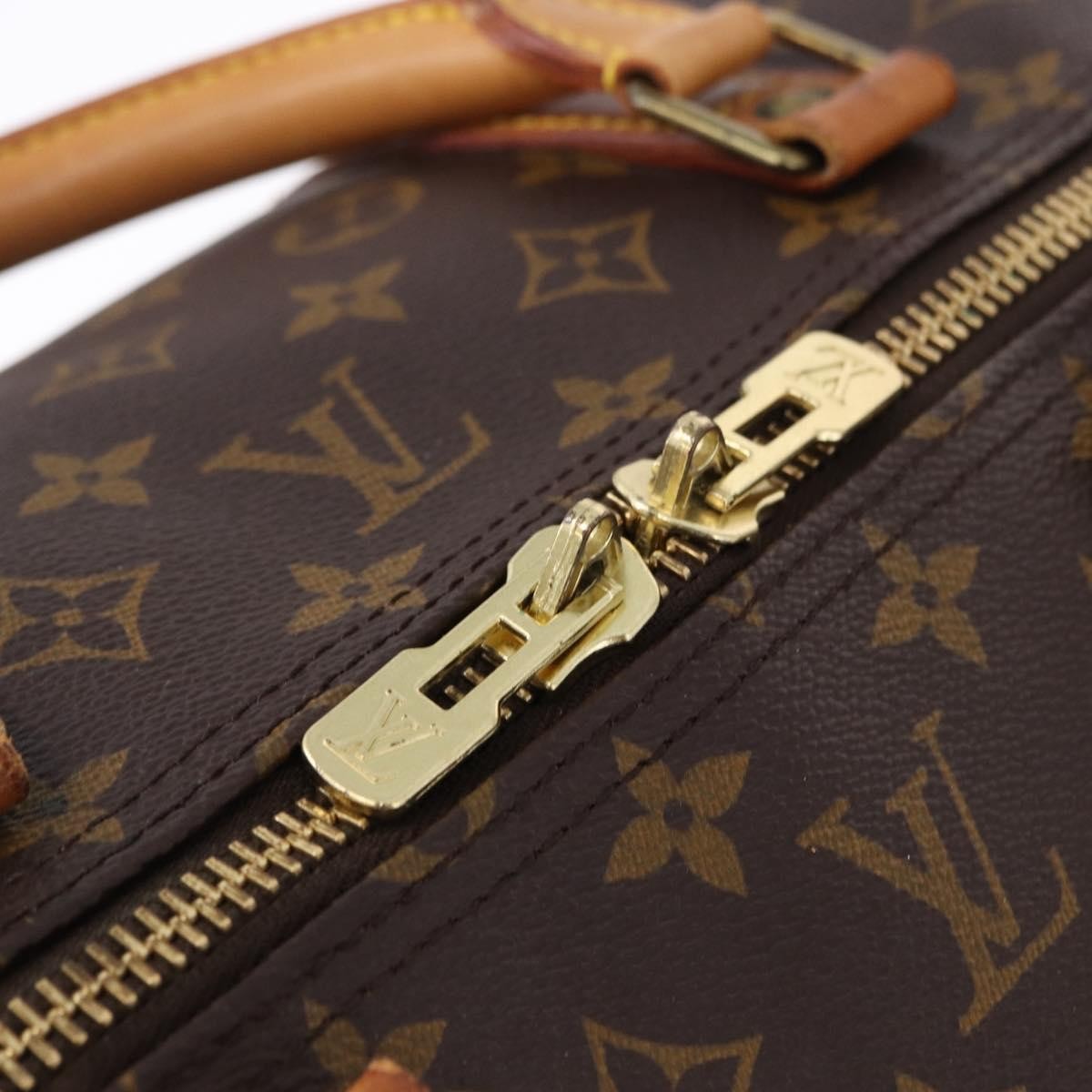 Louis Vuitton Keepall Monogram Brown Canvas Travel Bag Bag (Pre-Owned)