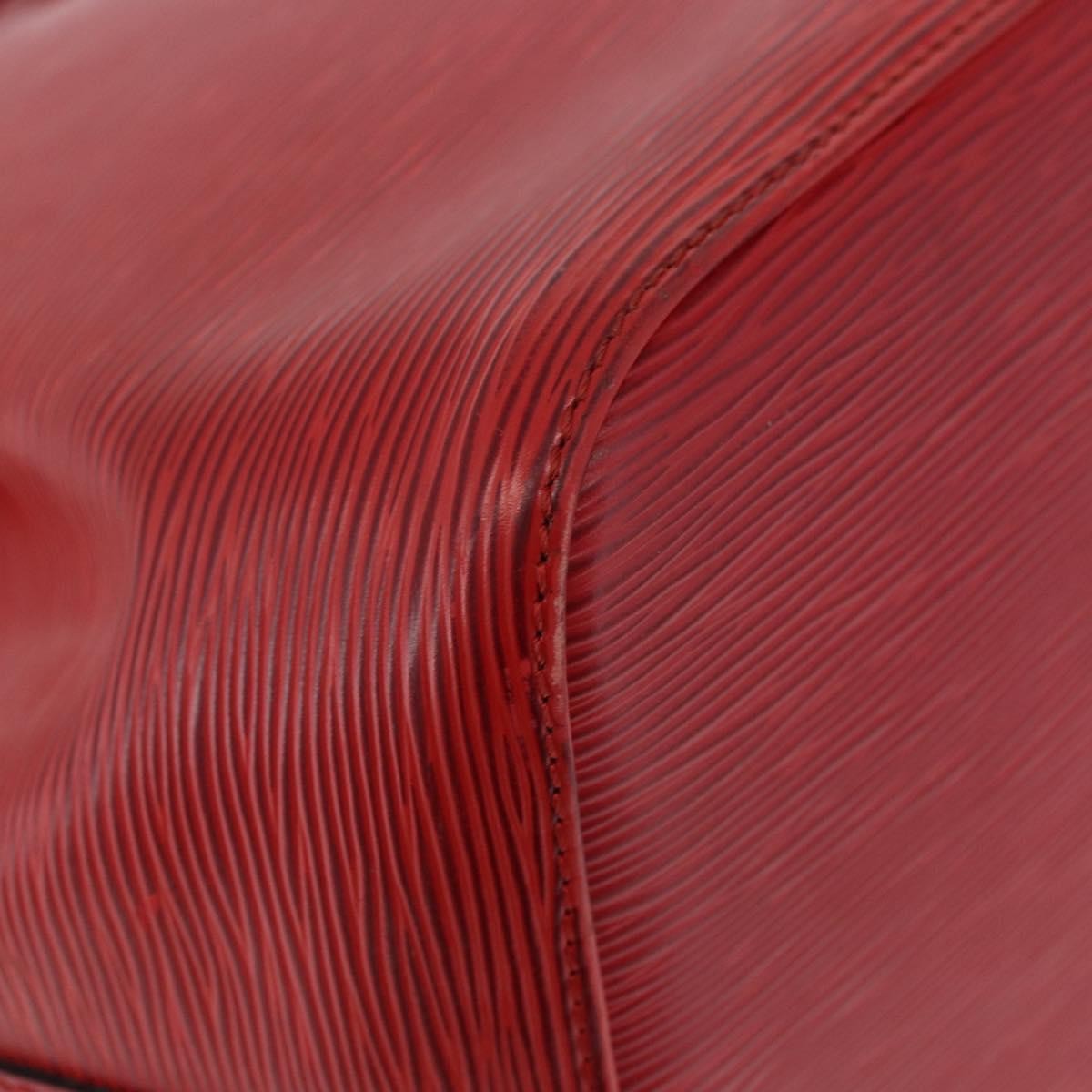 Louis Vuitton Petit Noe Epi Leather Red Leather Shoulder Bag Bag (Pre-Owned)