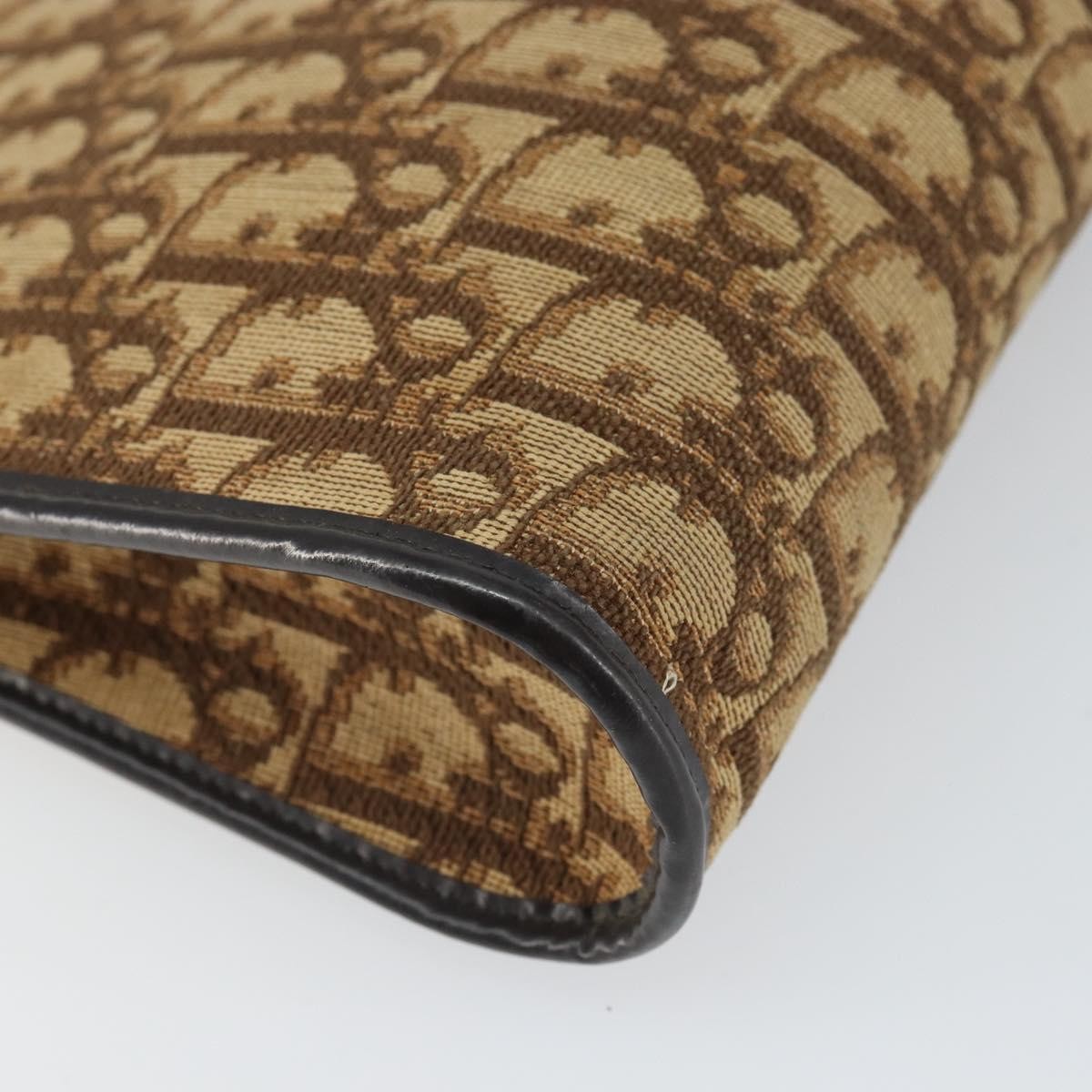 Christian Dior Vintage Trotter Canvas Brown Canvas Shoulder Bag Bag (Pre-Owned)