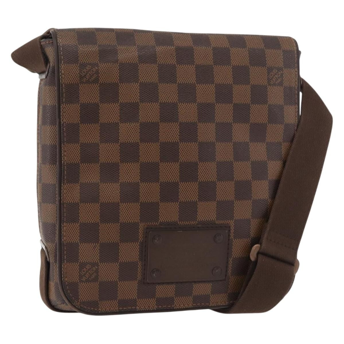 Louis Vuitton Brooklyn Damier Brown Canvas Handbag (Pre-Owned)