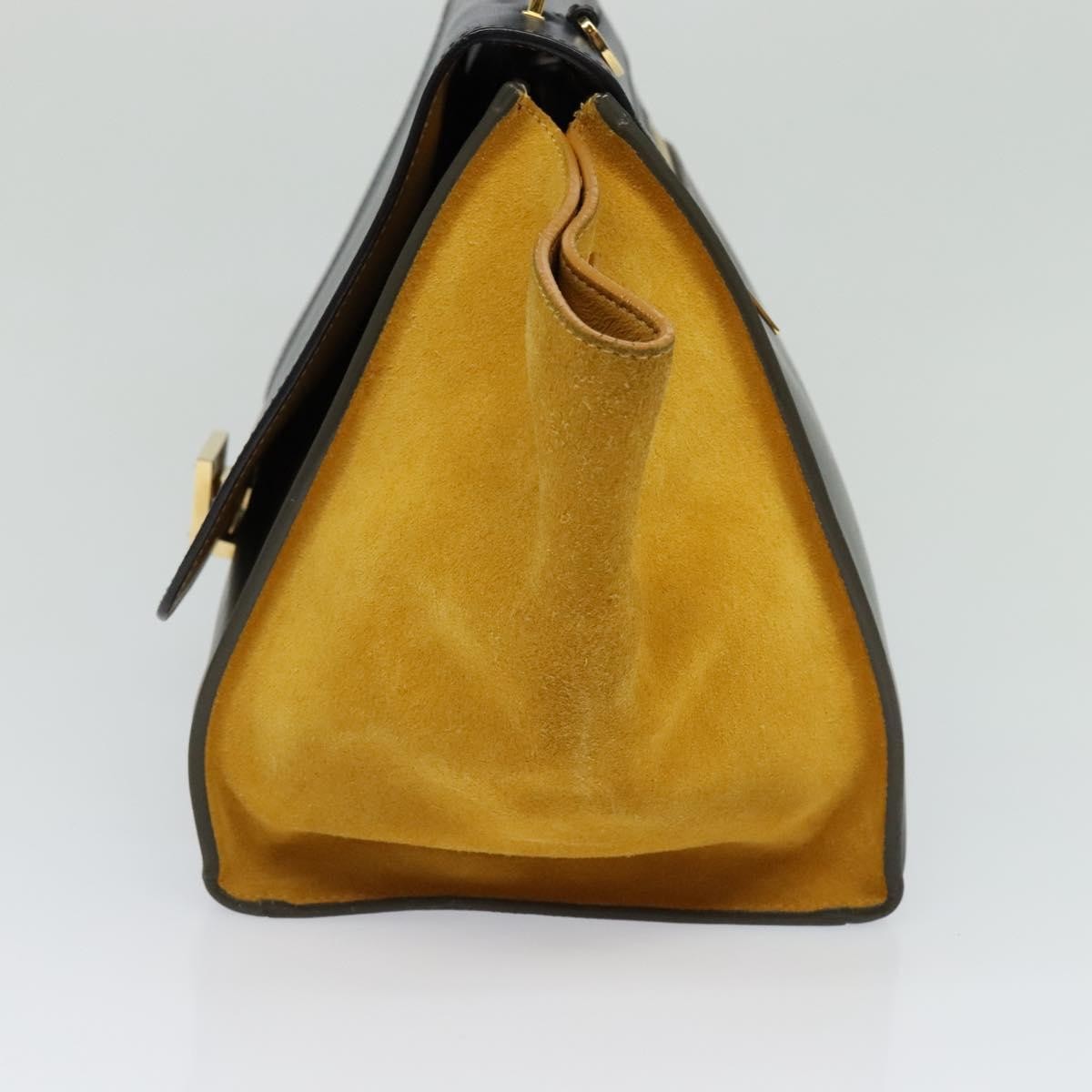 Celine Trapeze Leather With Suede Multicolour Leather Handbag (Pre-Owned)