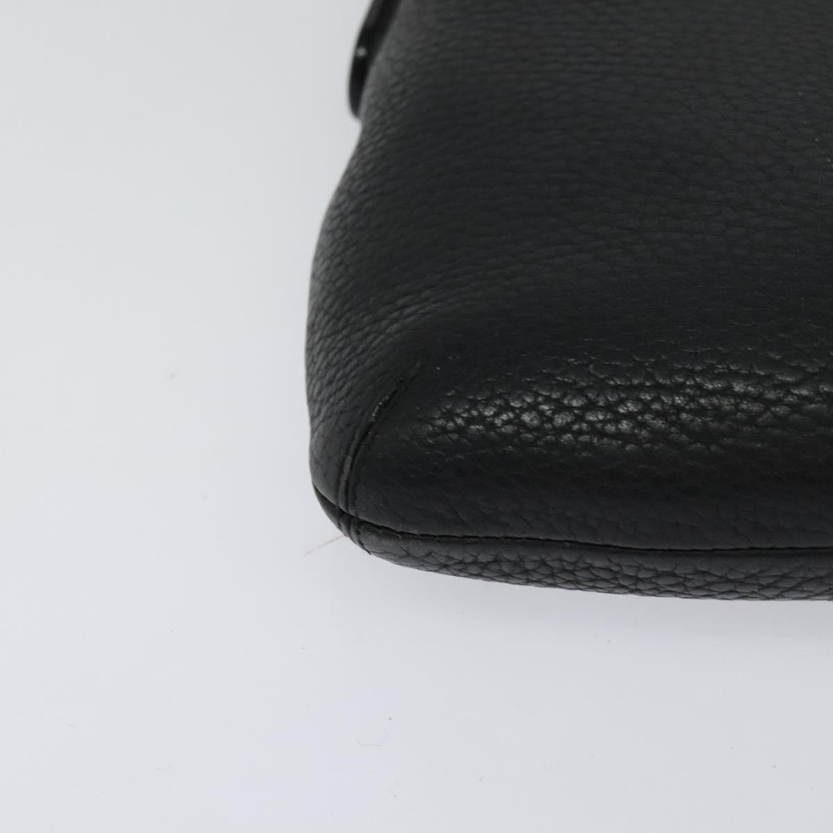 Loewe Vintage Leather Black Leather Shoulder Bag Bag (Pre-Owned)