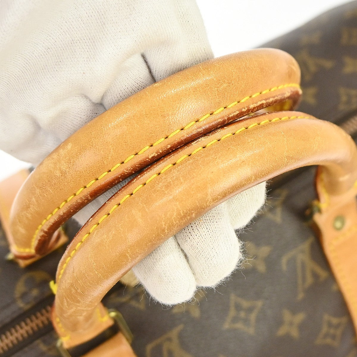 Louis Vuitton Keepall Monogram Canvas Brown Canvas Travel Bag Bag (Pre-Owned)