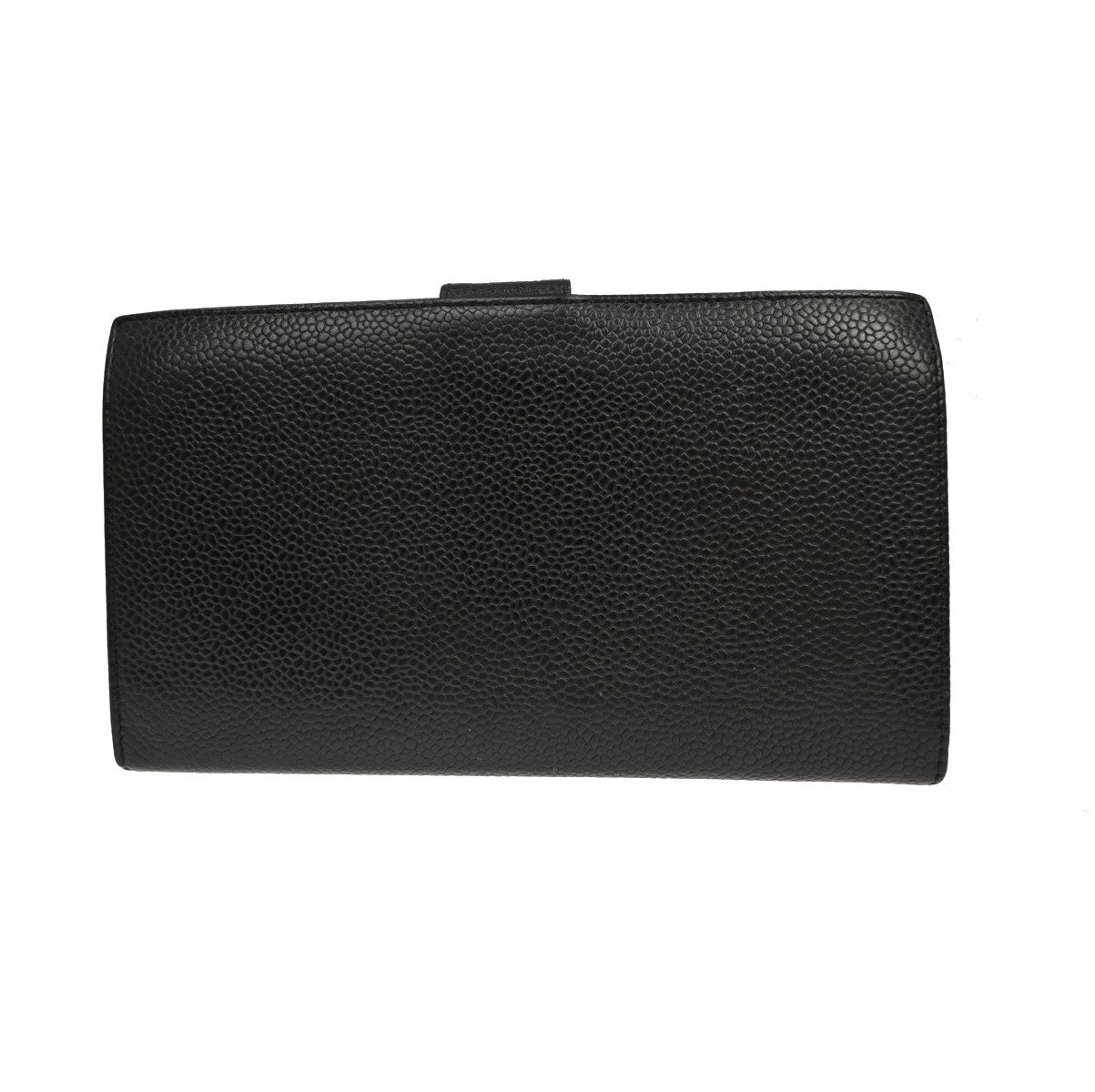 Chanel Timeless Cc French Caviar Black Leather Wallets Accessory (Pre-Owned)