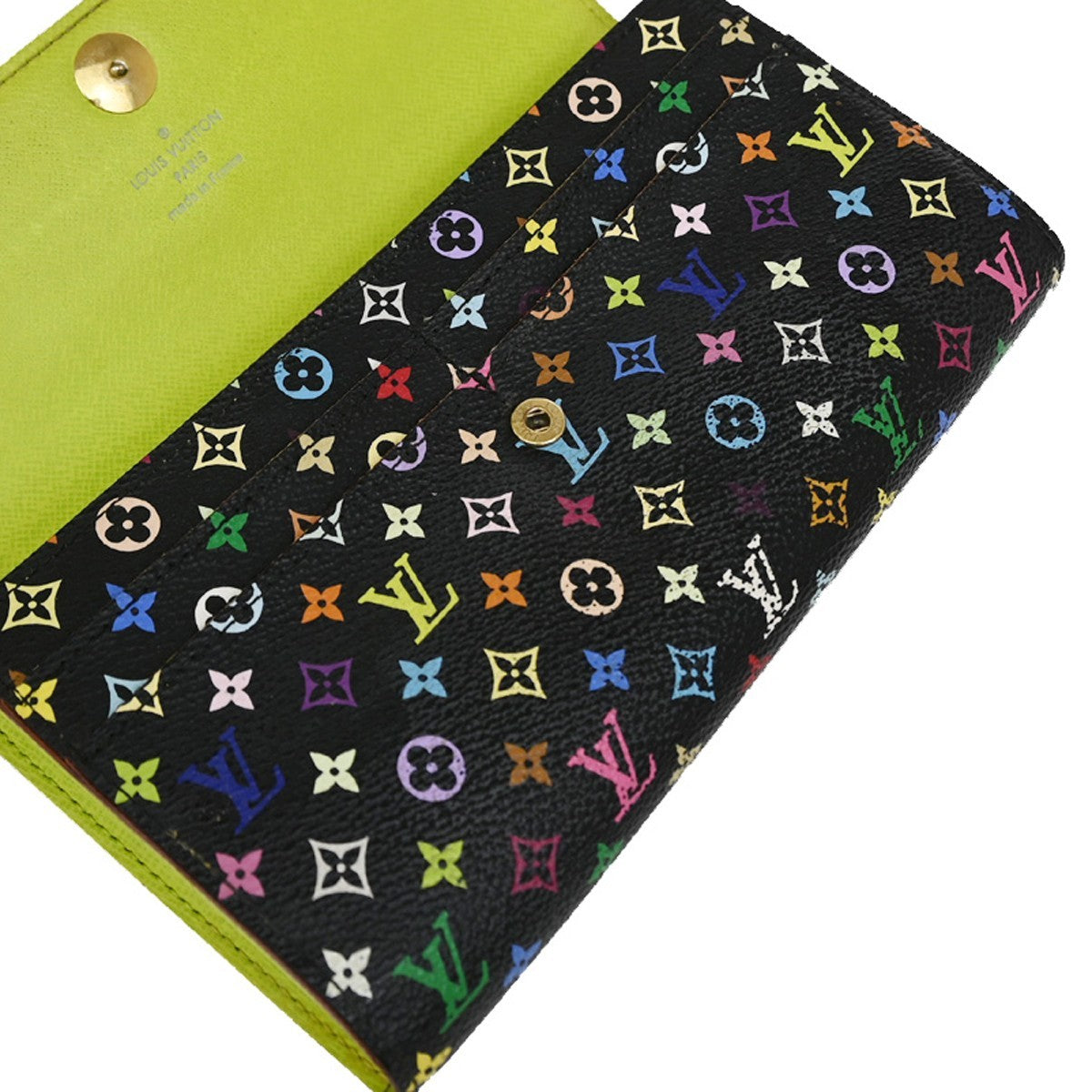 Louis Vuitton Sarah Monogram Multicolor Multicolour Canvas Wallets Accessory (Pre-Owned)