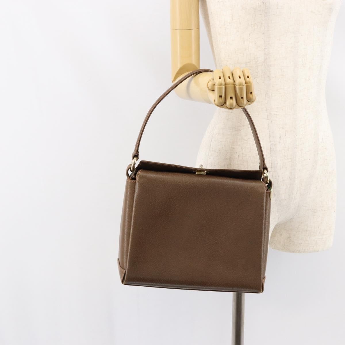 Gucci Vintage Leather Brown Leather Shoulder Bag Bag (Pre-Owned)