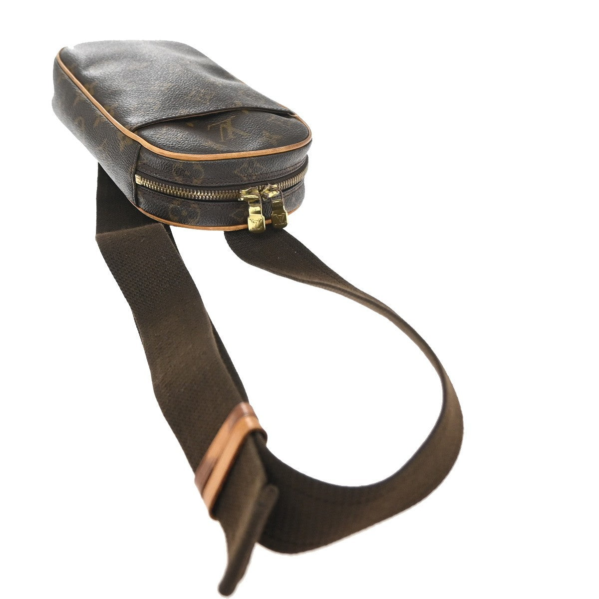 Louis Vuitton Pochette Gange Monogram Canvas Brown Canvas Clutche & Pouche Bag (Pre-Owned)