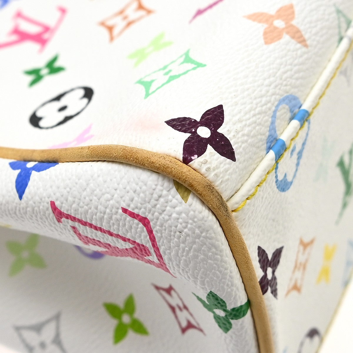 Louis Vuitton Aurelia Monogram Multicolor White Canvas Tote Bag Bag (Pre-Owned)