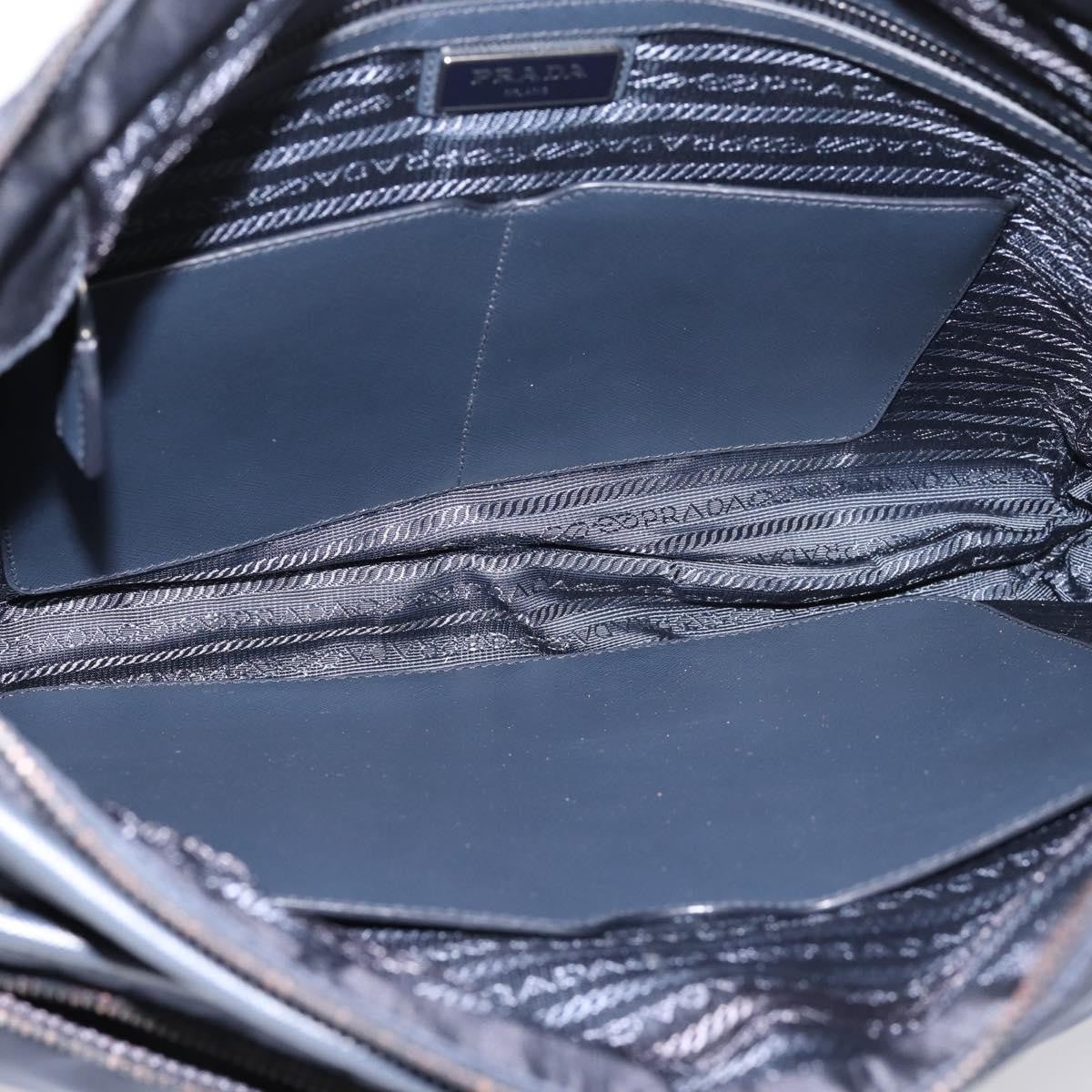Prada Shoulder Tessuto Navy Nylon Shoulder Bag Bag (Pre-Owned)