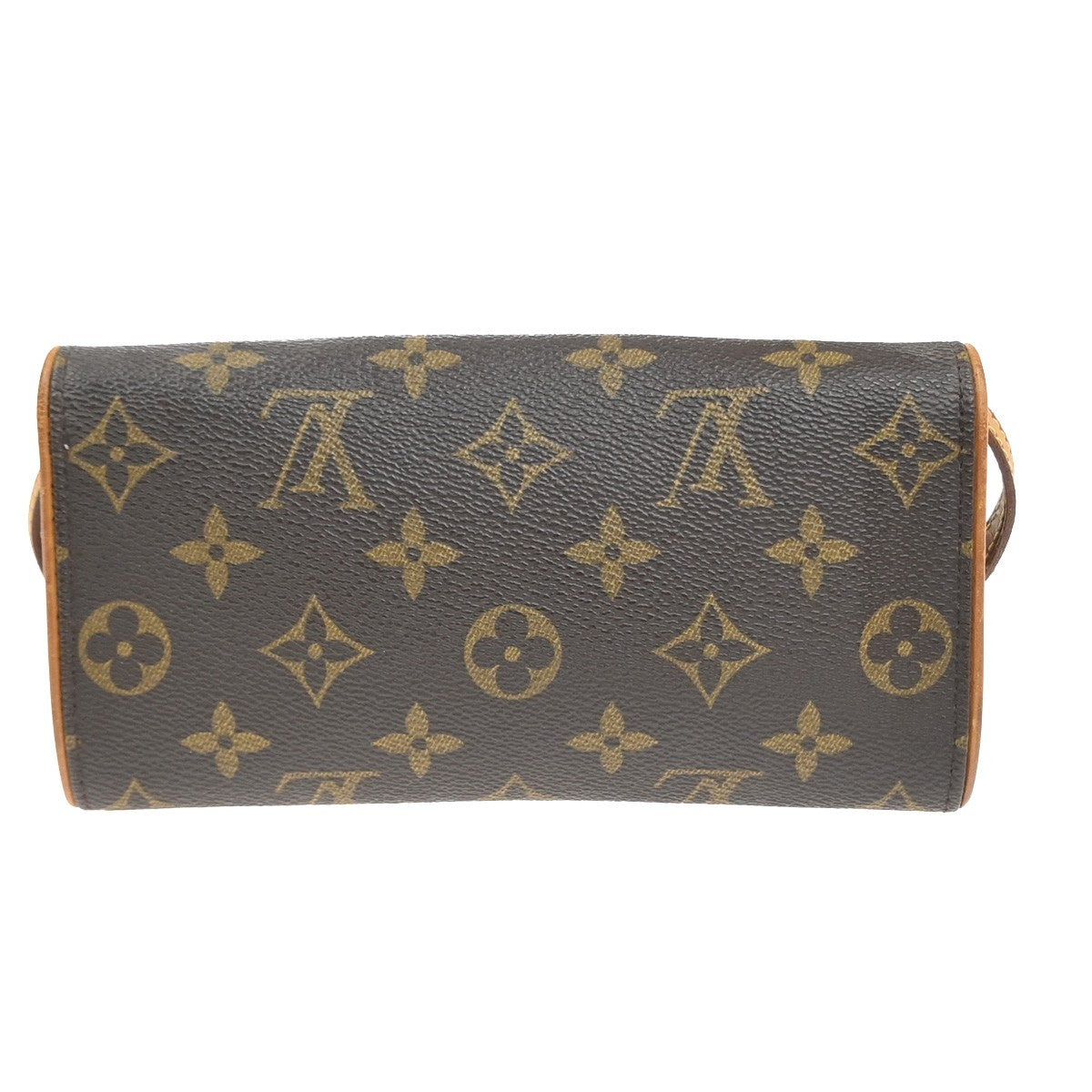 Louis Vuitton Twin Monogram Canvas Brown Canvas Clutche & Pouche Bag (Pre-Owned)