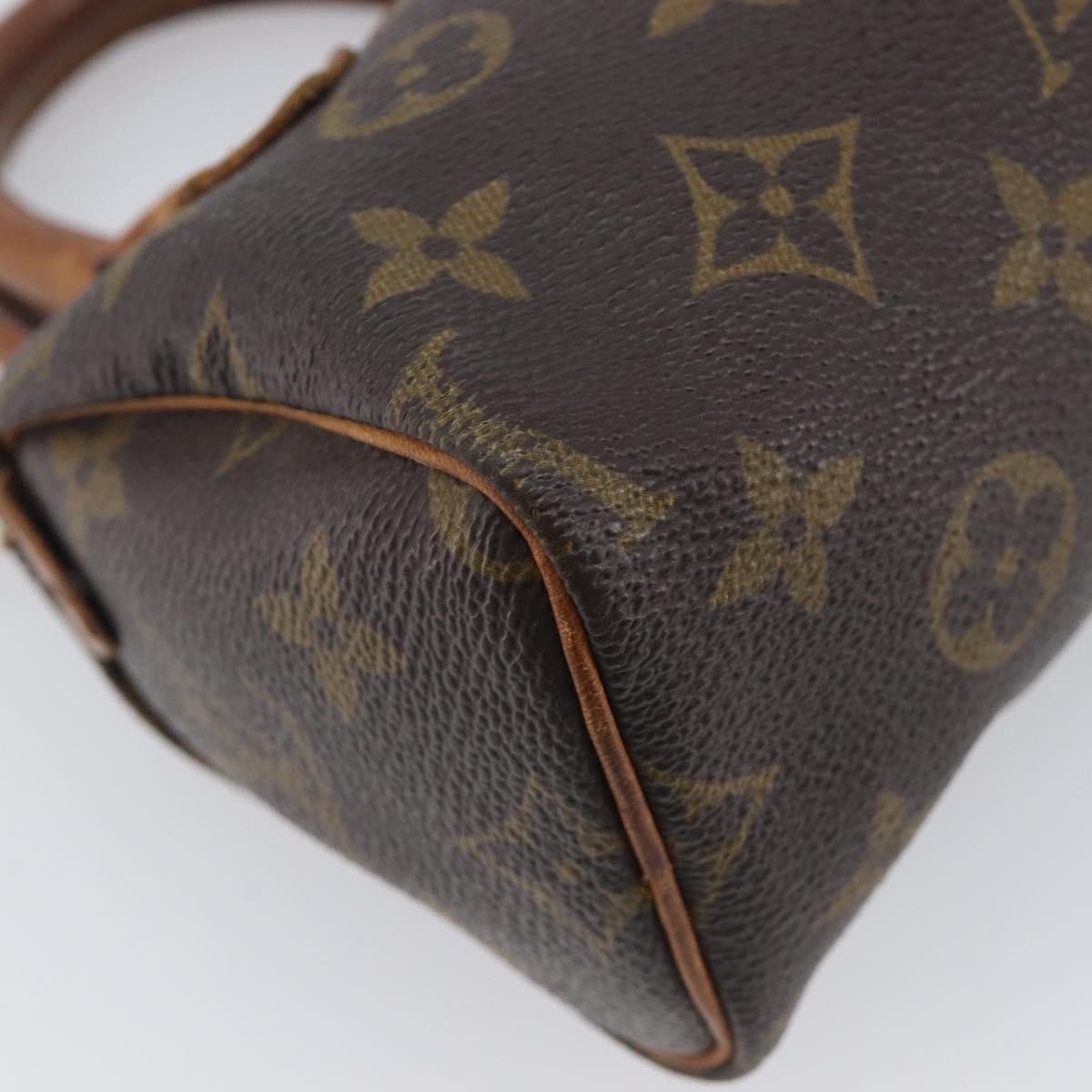 Louis Vuitton Speedy Mini Hl Monogram Canvas Brown Canvas Handbag (Pre-Owned)