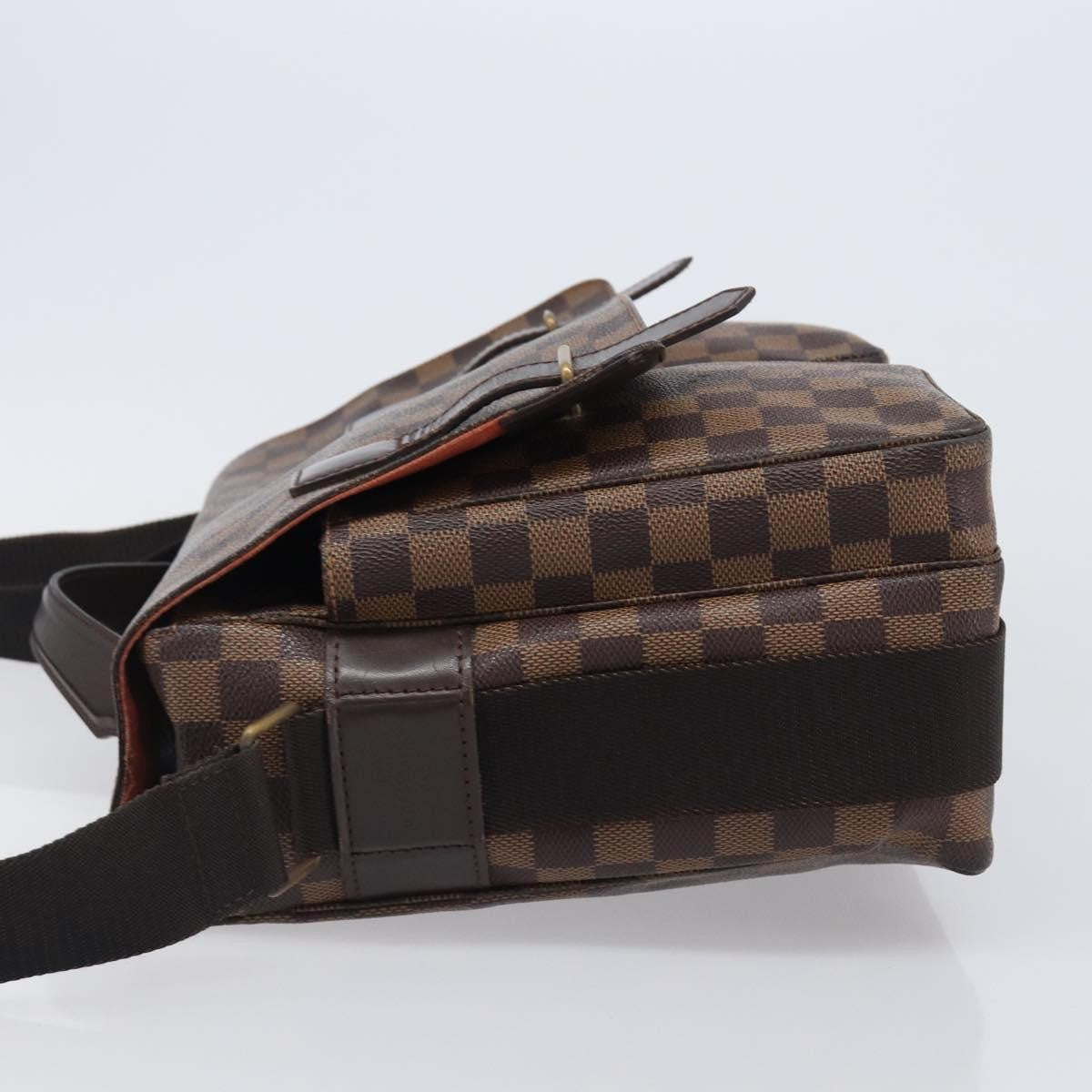 Louis Vuitton Broadway Damier Ebene Brown Canvas Shoulder Bag Bag (Pre-Owned)