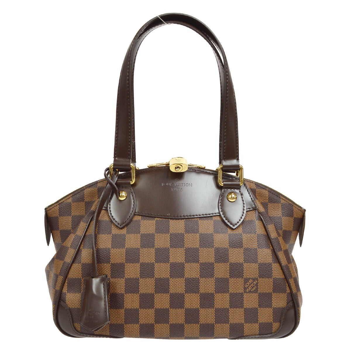 Louis Vuitton Verona Damier Ebene Brown Canvas Shoulder Bag Bag (Pre-Owned)
