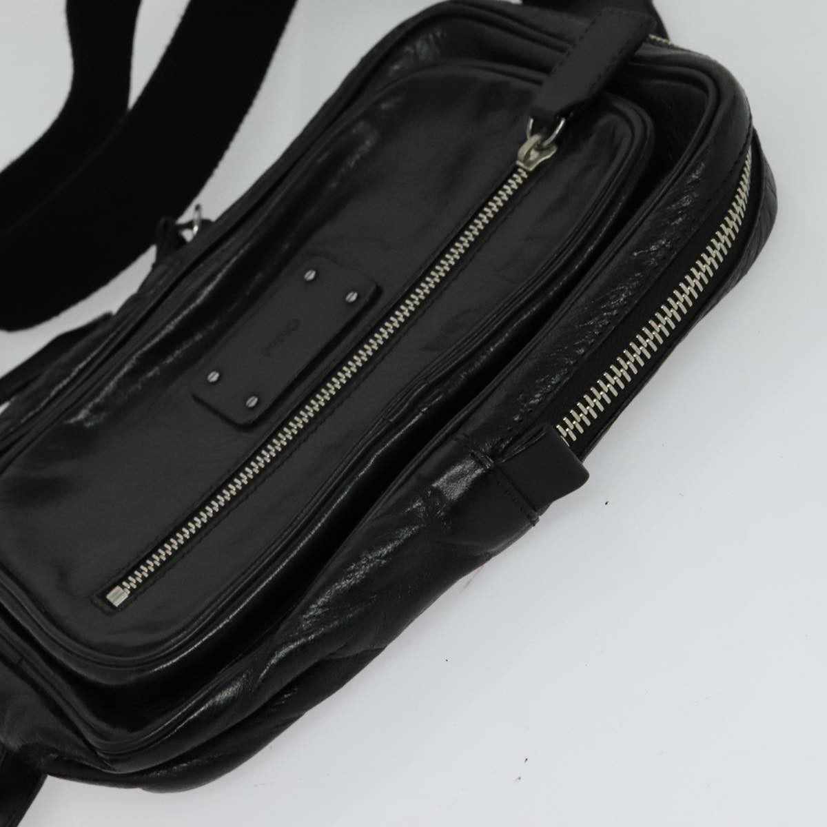Chloe Paddington Body Leather Black Leather Shoulder Bag Bag (Pre-Owned)