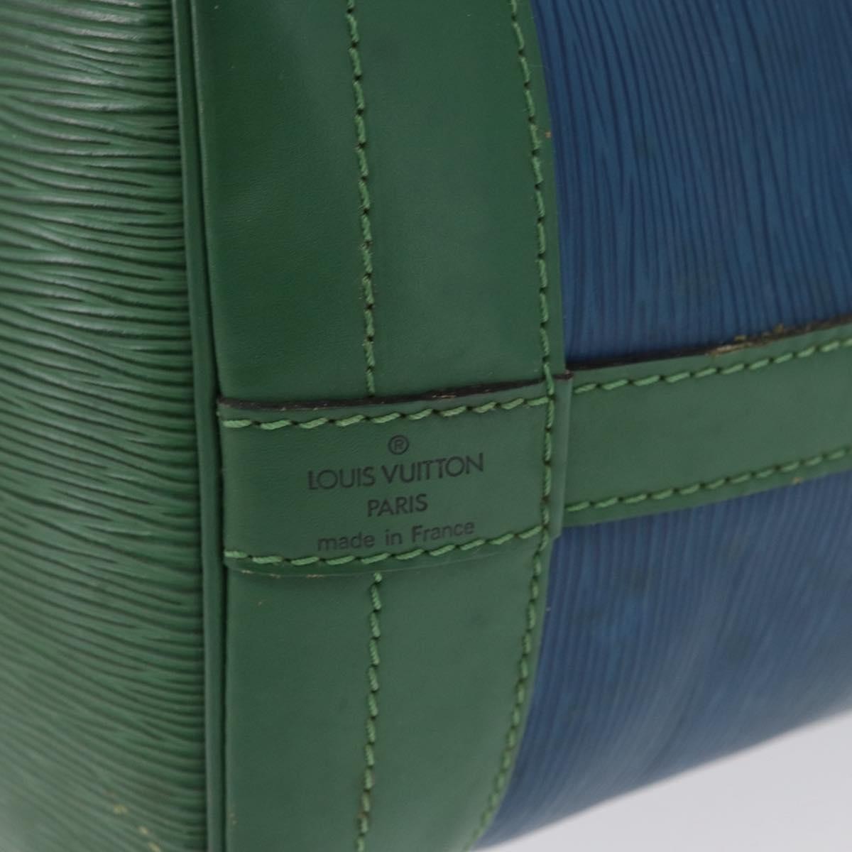 Louis Vuitton Bicolor Noe Epi Leather Blue Leather Shoulder Bag Bag (Pre-Owned)