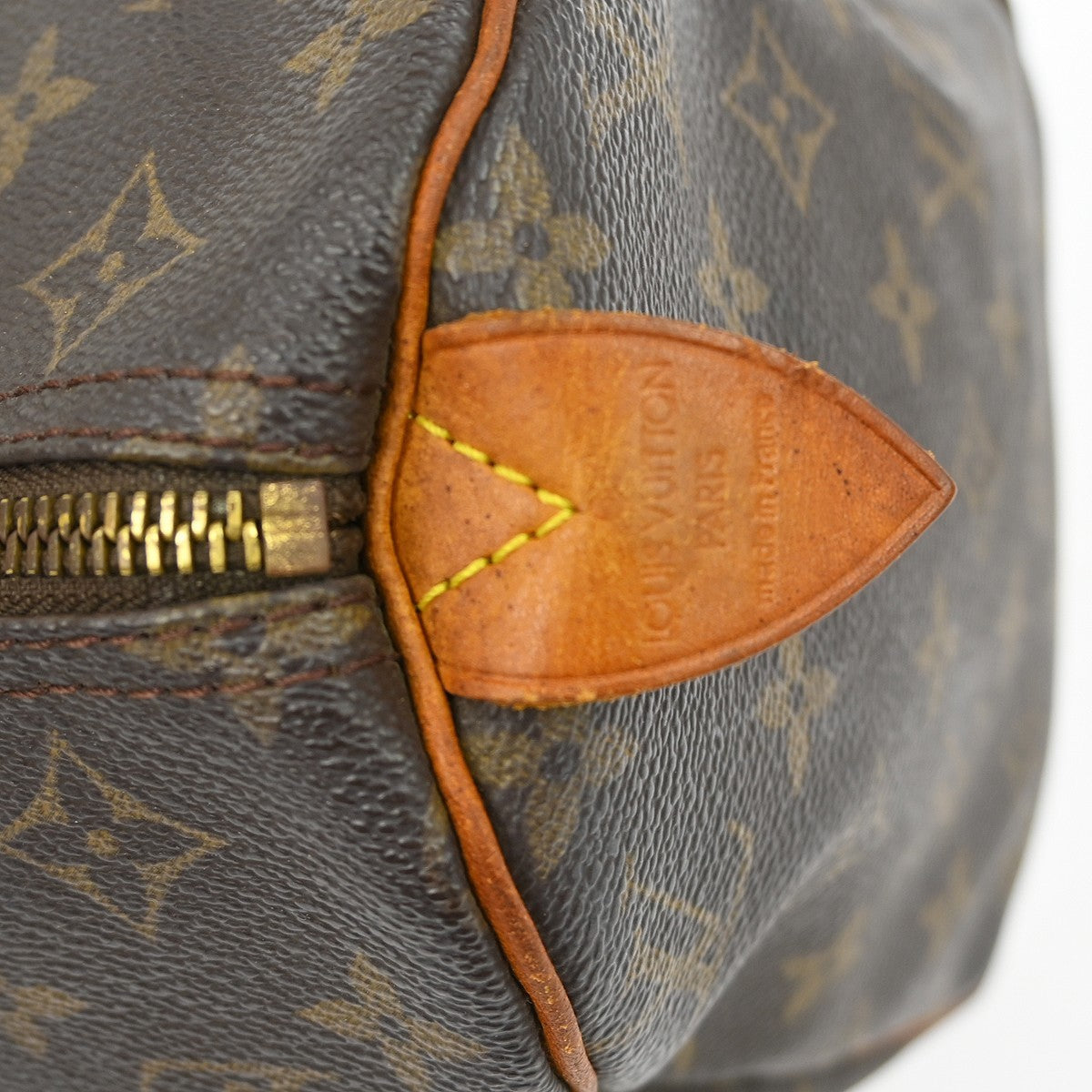 Louis Vuitton Speedy Monogram Brown Canvas Handbag (Pre-Owned)