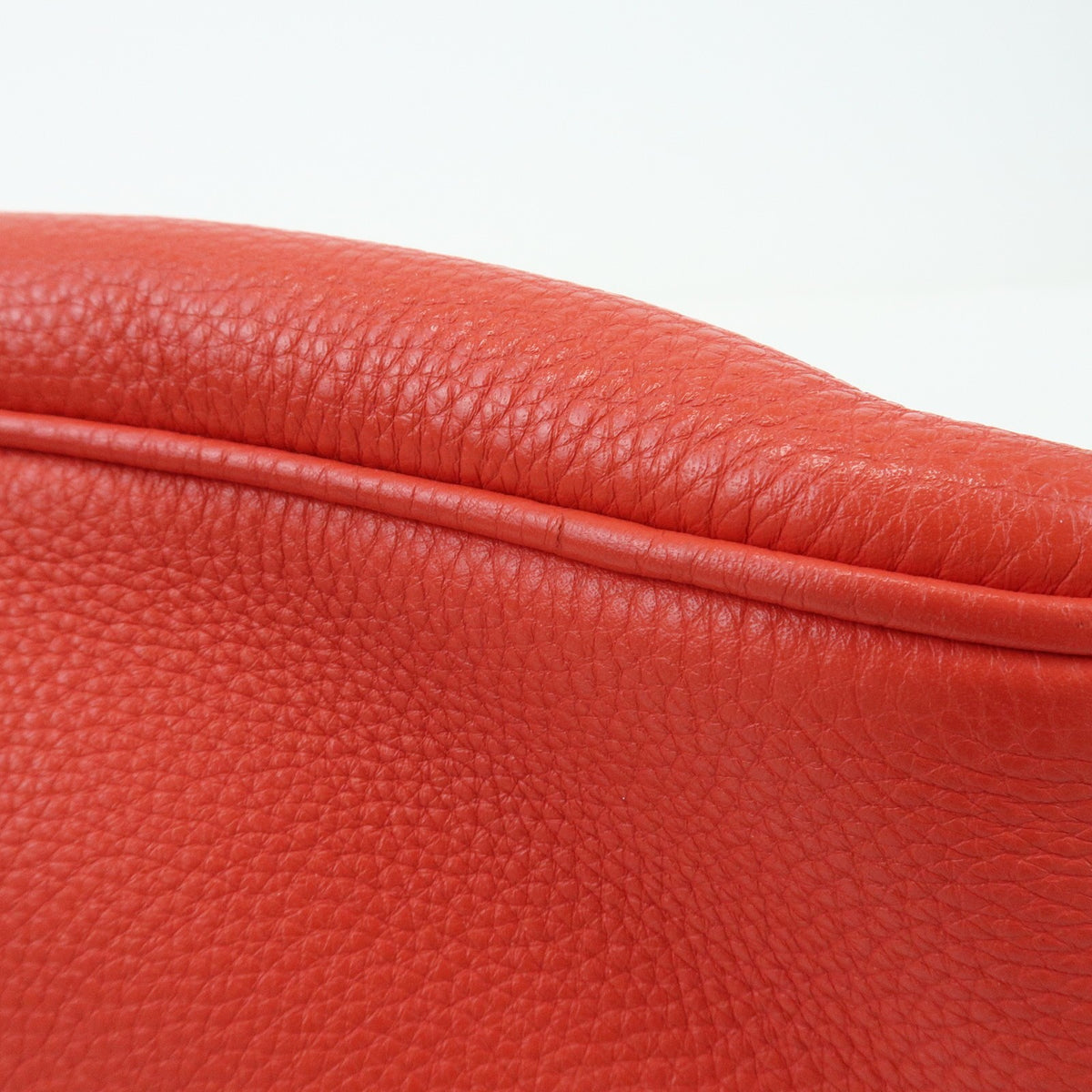 Celine Boogie Calfskin Red Leather Handbag (Pre-Owned)