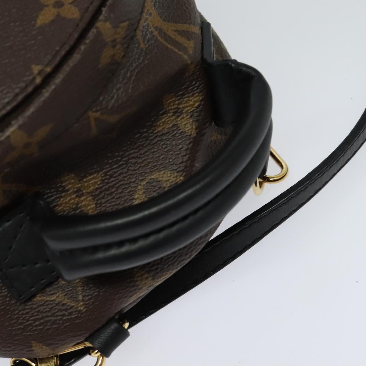 Louis Vuitton Palm Springs Monogram Canvas Brown Canvas Backpack Bag (Pre-Owned)