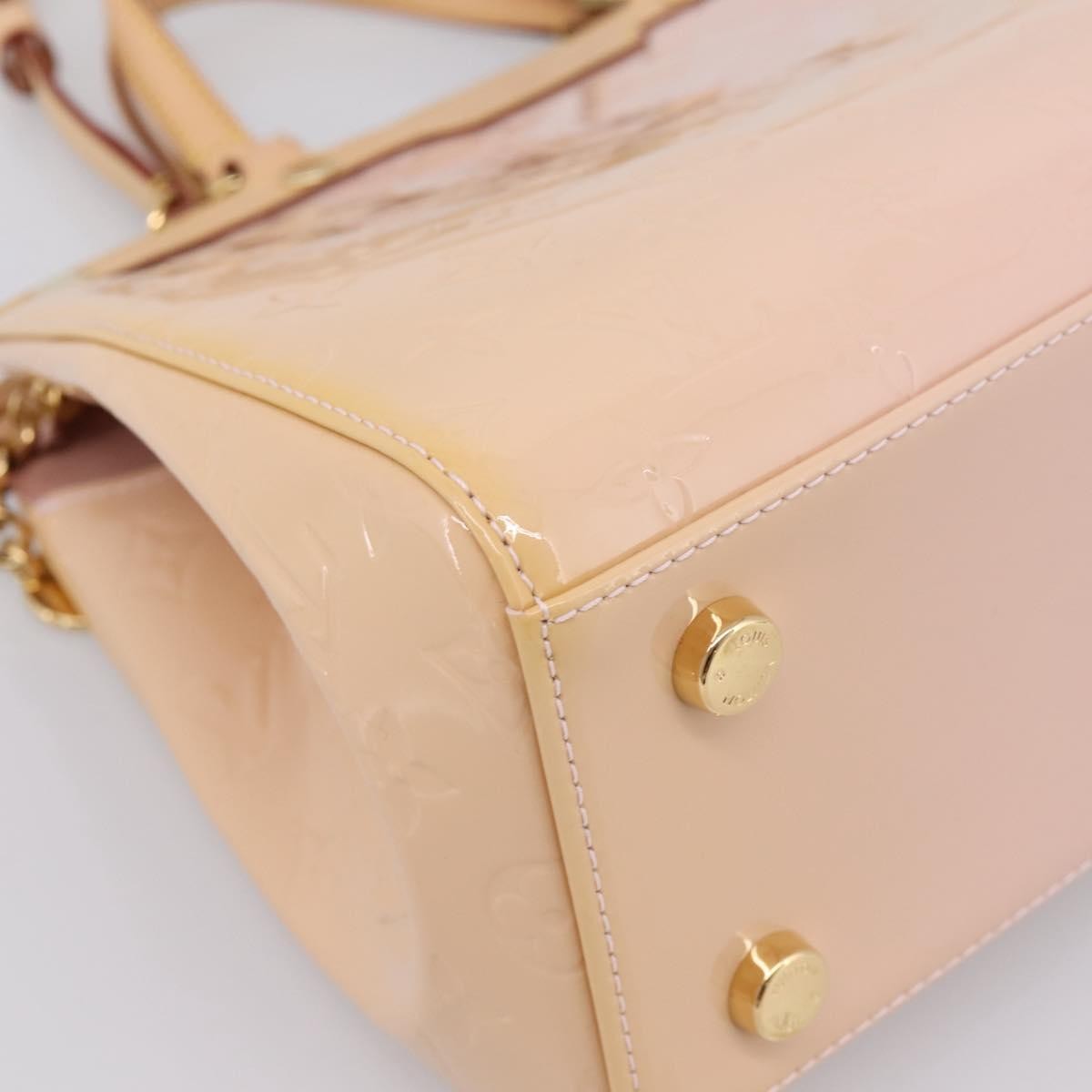 Louis Vuitton Blair Monogram Vernis Pink Patent_Leather Handbag (Pre-Owned)