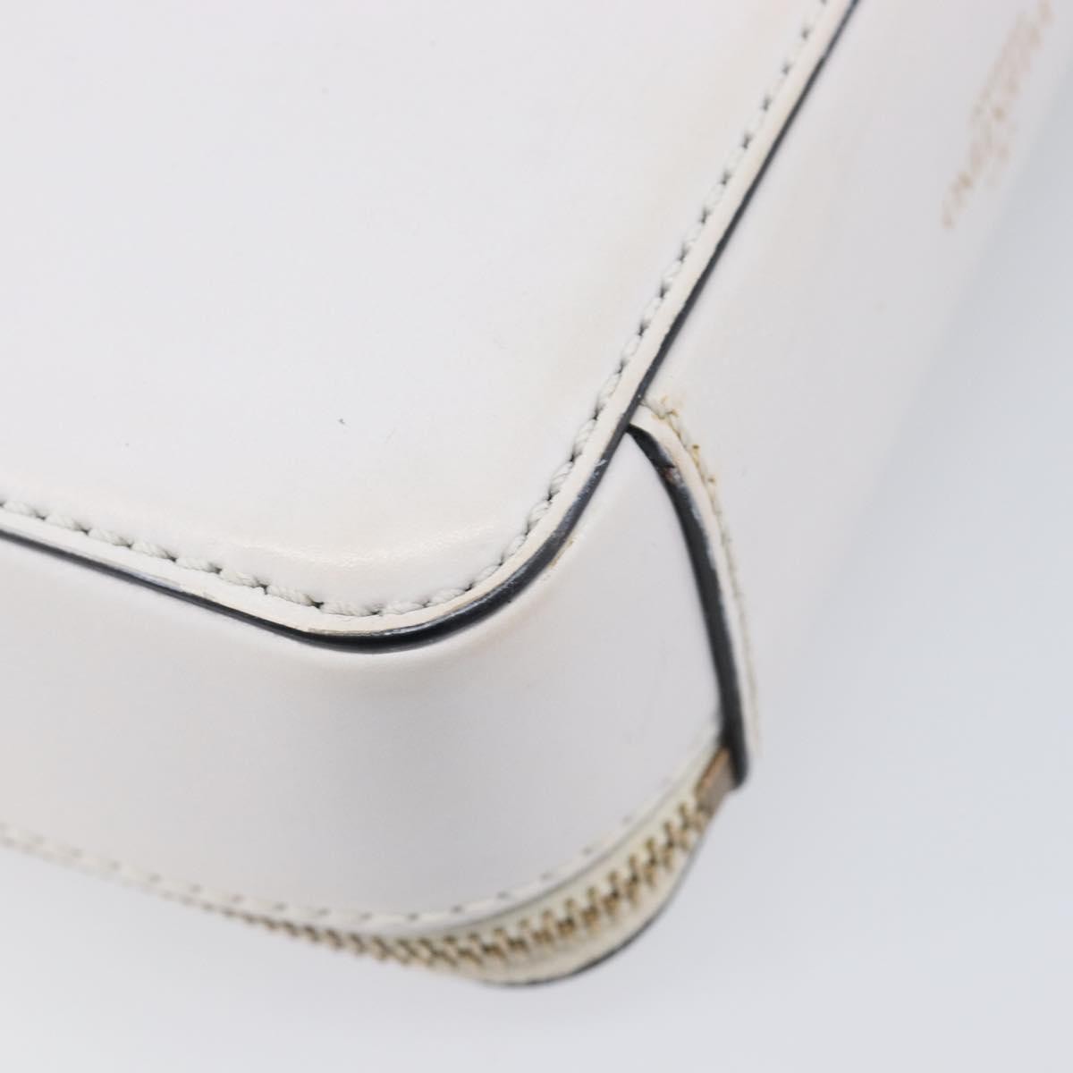 Valentino Garavani Vsling Leather White Leather Shoulder Bag Bag (Pre-Owned)