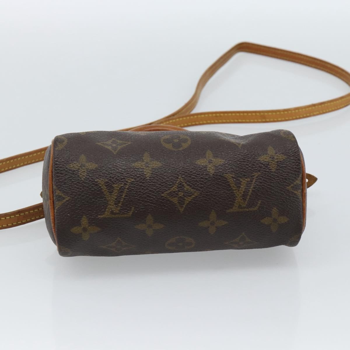 Louis Vuitton Speedy Mini Hl Monogram Canvas Brown Canvas Handbag (Pre-Owned)